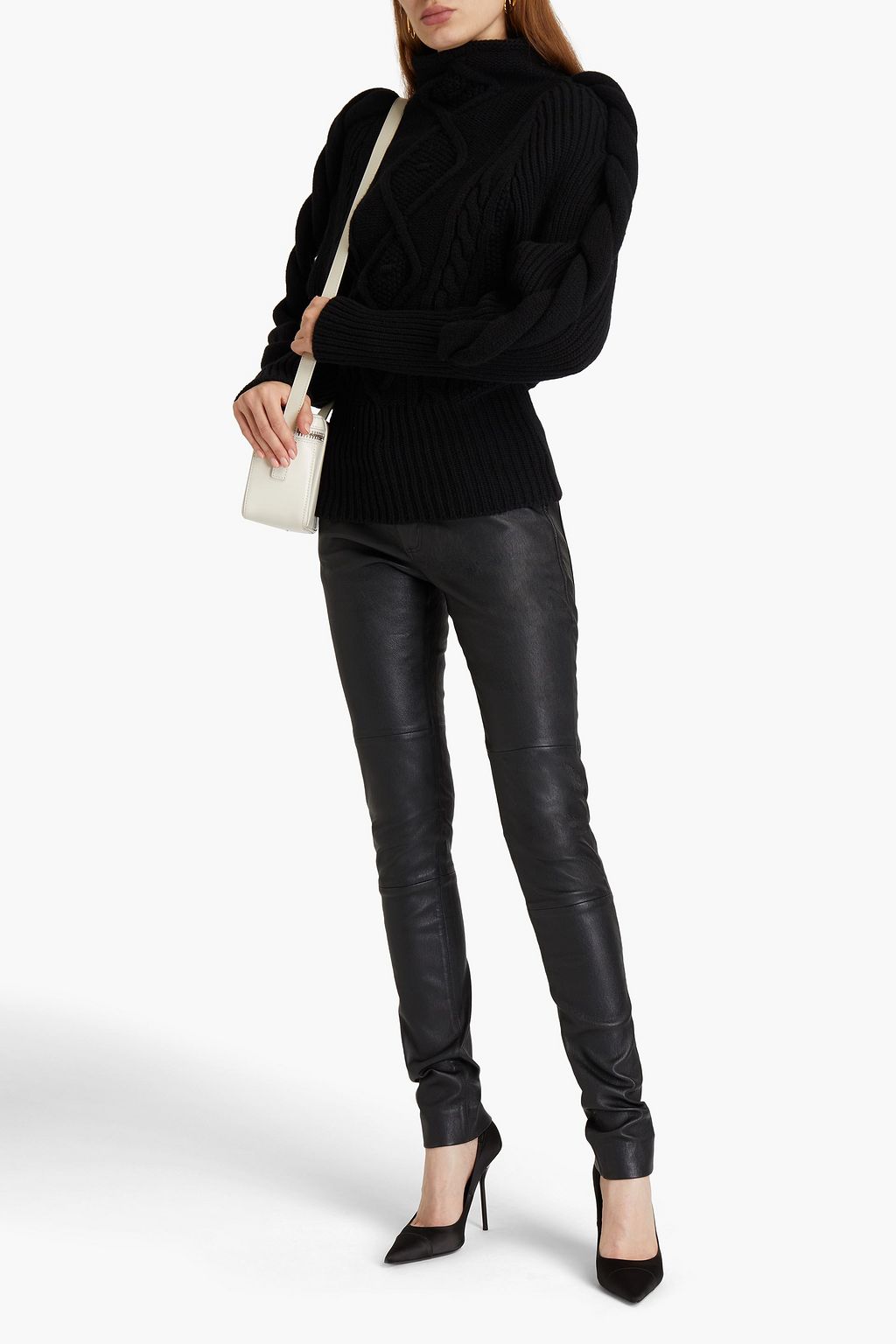 ALEXANDRE VAUTHIER Stretch-leather skinny pants
