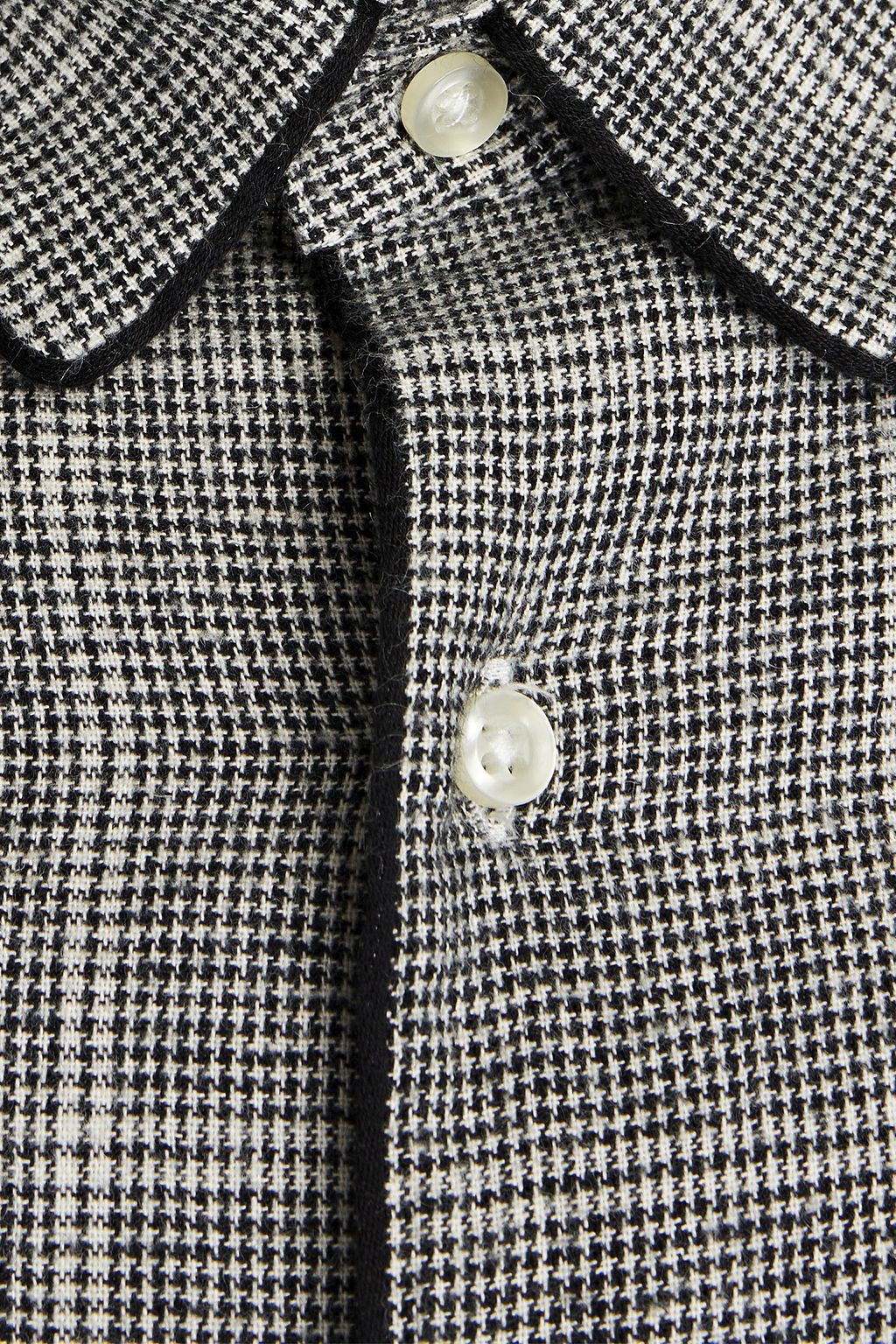OFFICINE GÉNÉRALE Checked cotton-blend shirt