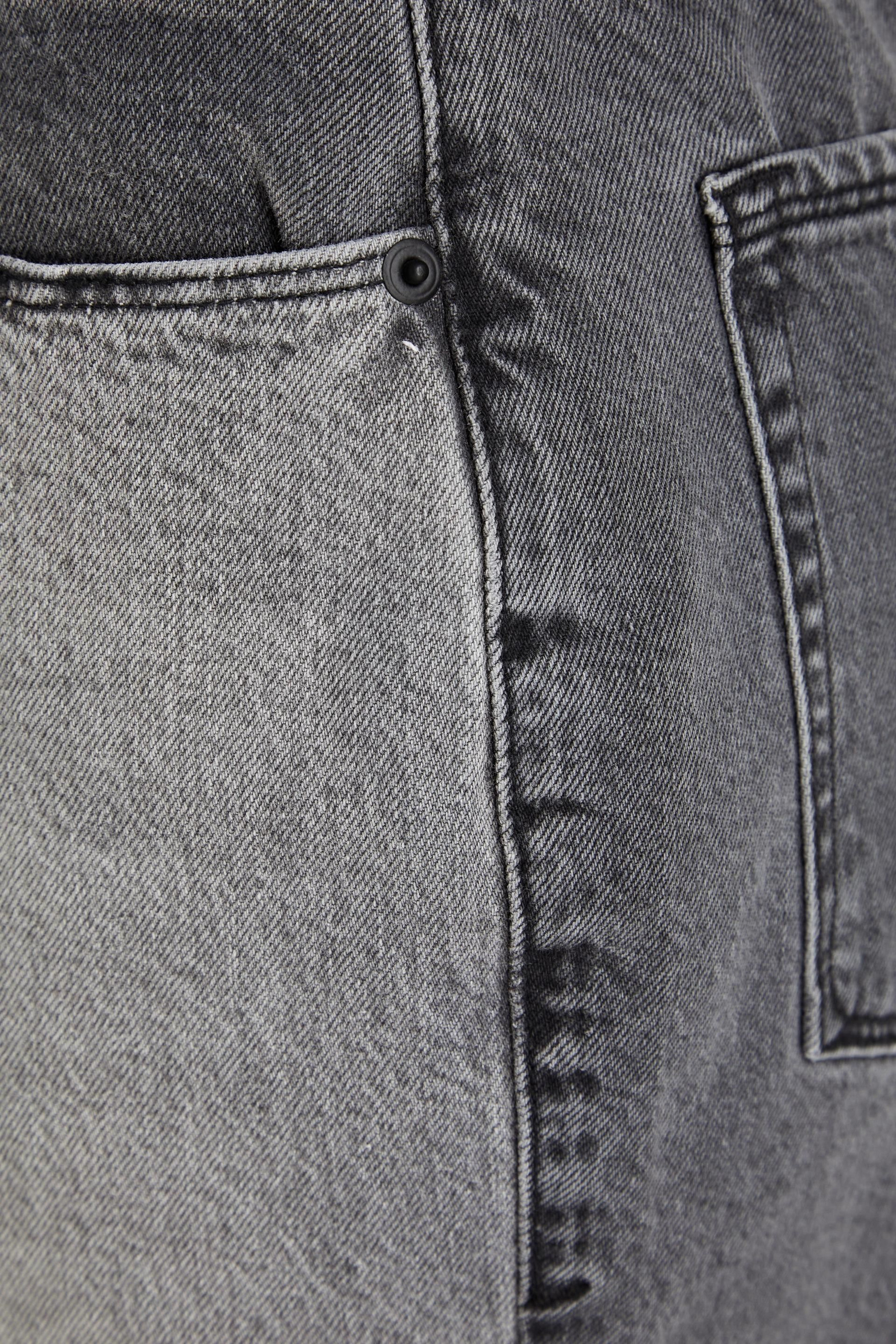 Good American Good Vintage two-tone high-rise straight-leg jeans