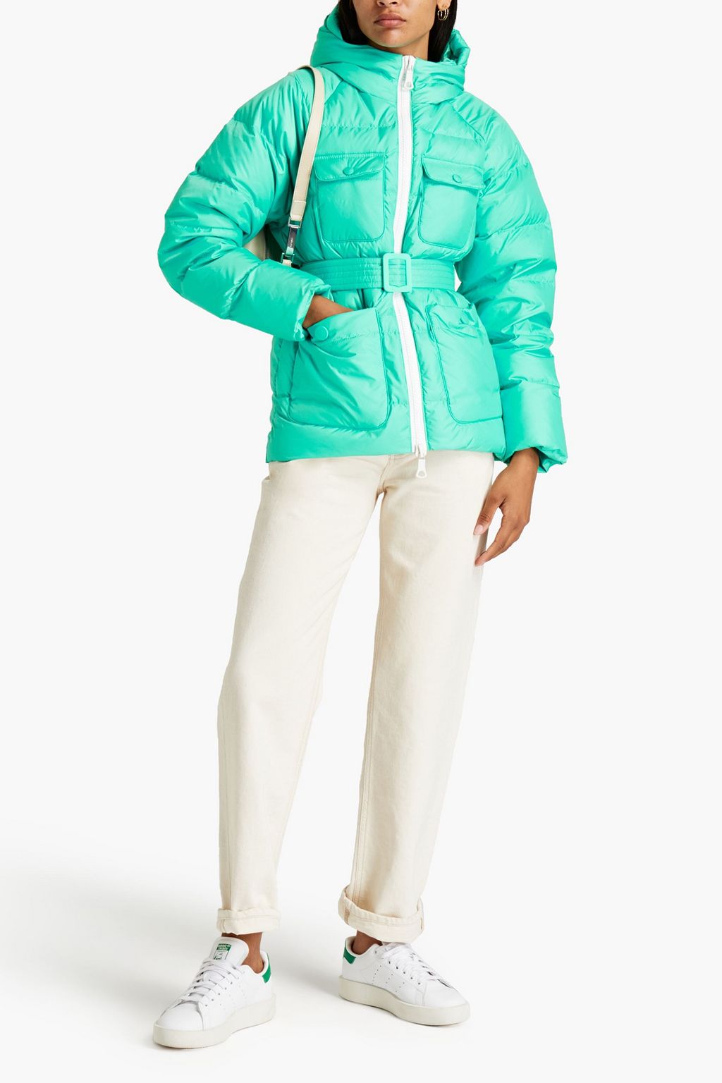 IENKI IENKI Berlin quilted shell hooded down jacket