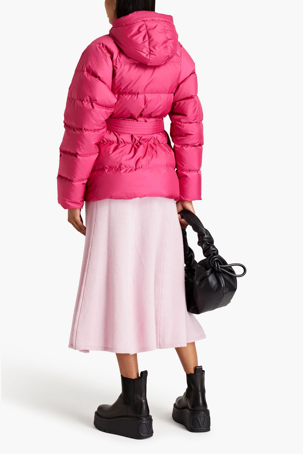 IENKI IENKI Berlin quilted shell hooded down jacket