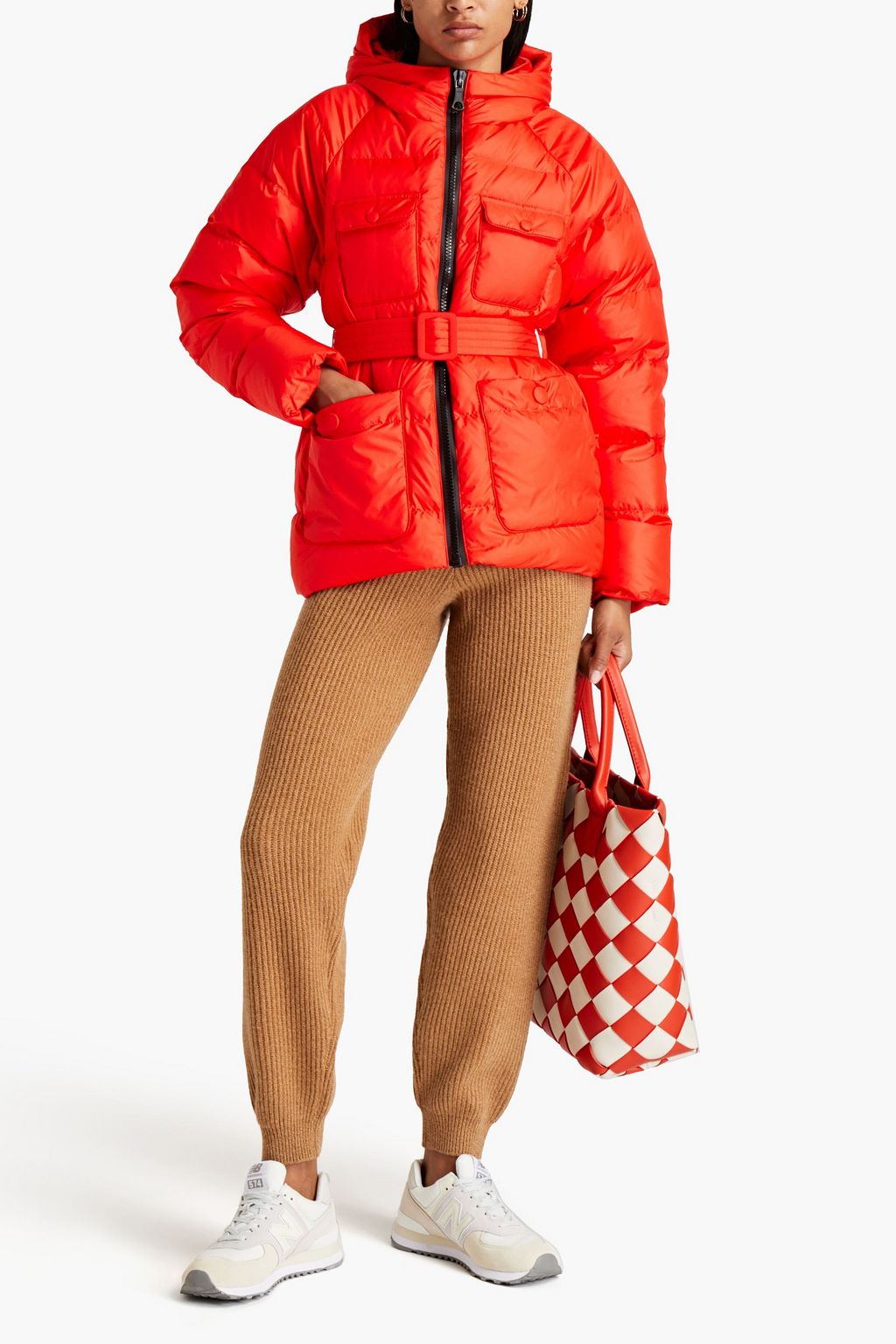 IENKI IENKI Berlin quilted shell hooded down jacket