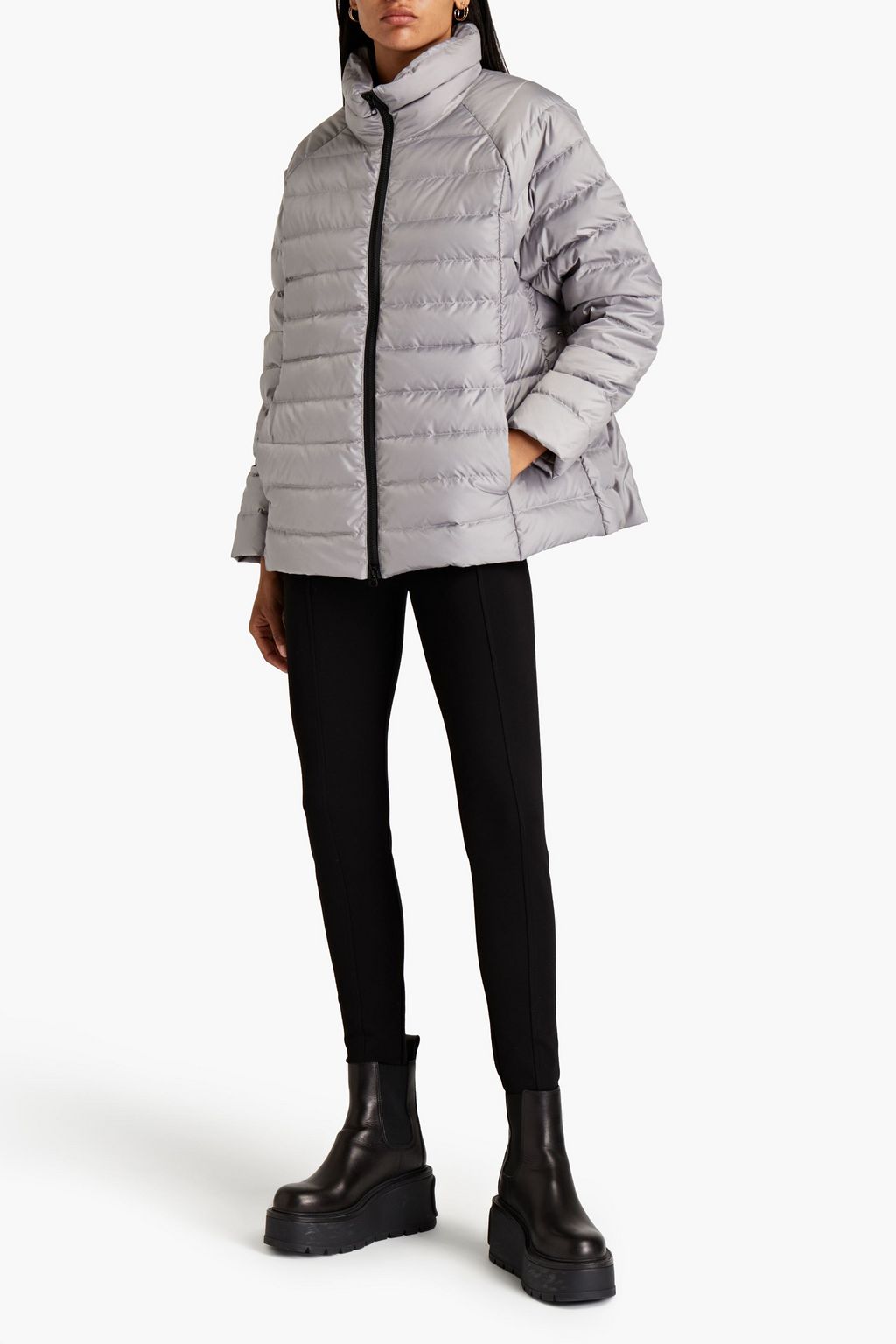 IENKI IENKI Anon quilted shell down jacket