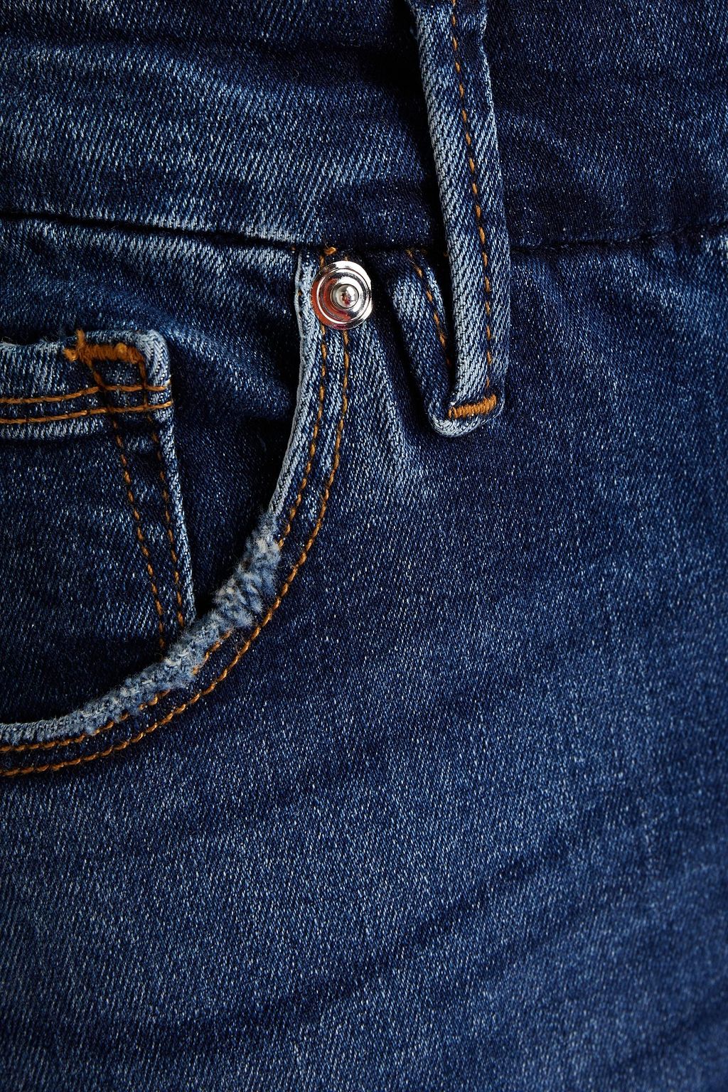 GOOD AMERICAN Good Legs distressed high-rise skinny jeans