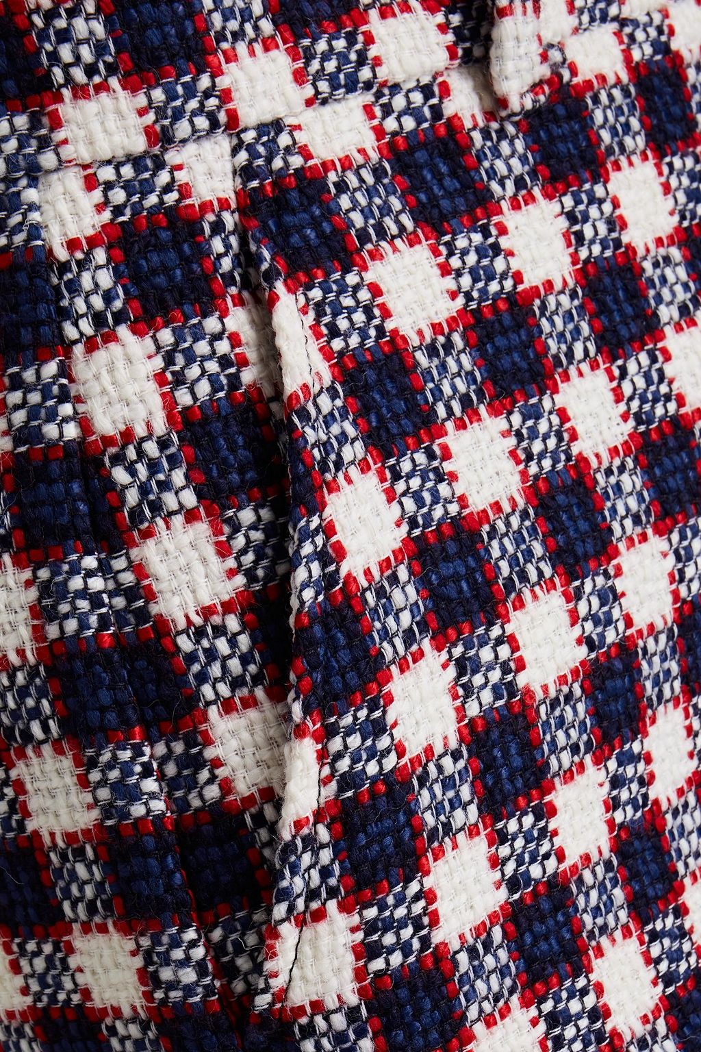 GUCCI Checked wool-blend tweed culottes