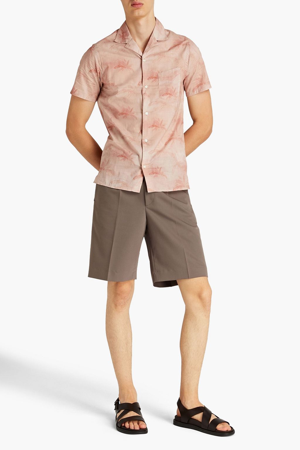 OFFICINE GÉNÉRALE Dario printed cotton-poplin shirt