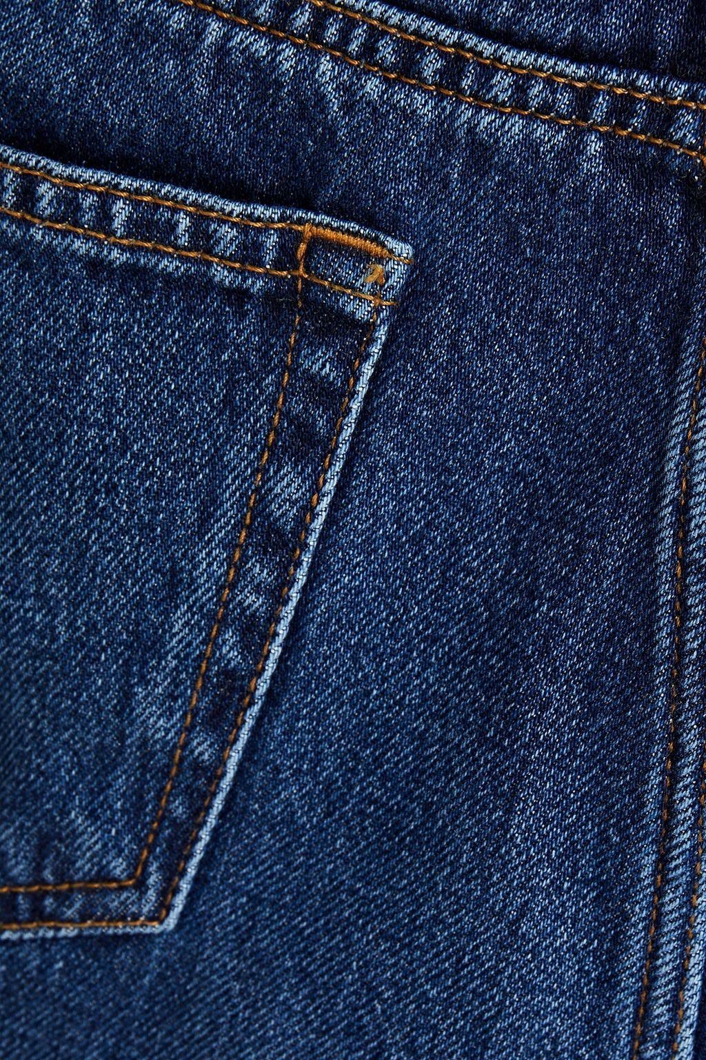 OFFICINE GÉNÉRALE Slim-fit whiskered denim jeans