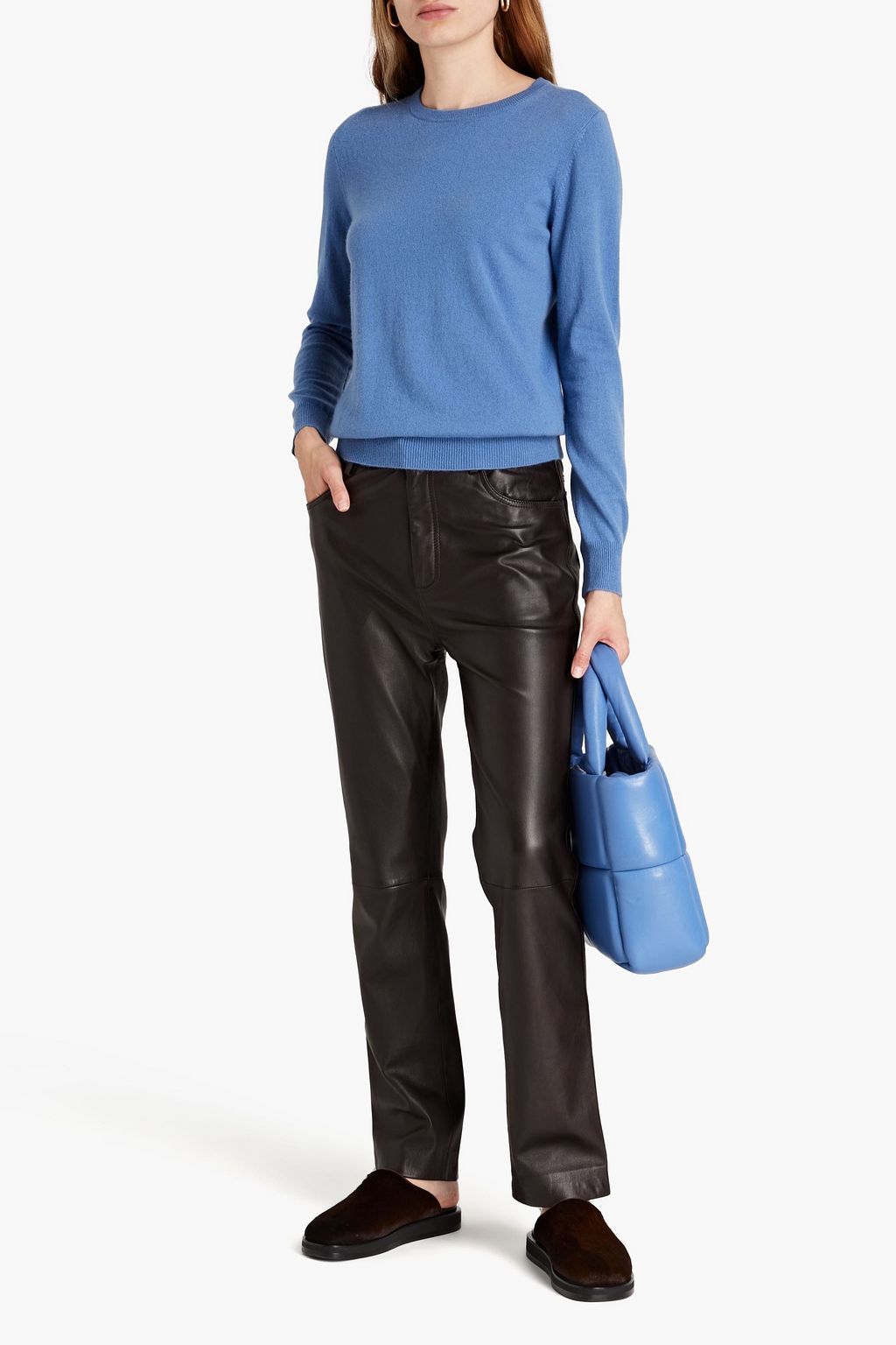 N.PEAL Mélange cashmere sweater