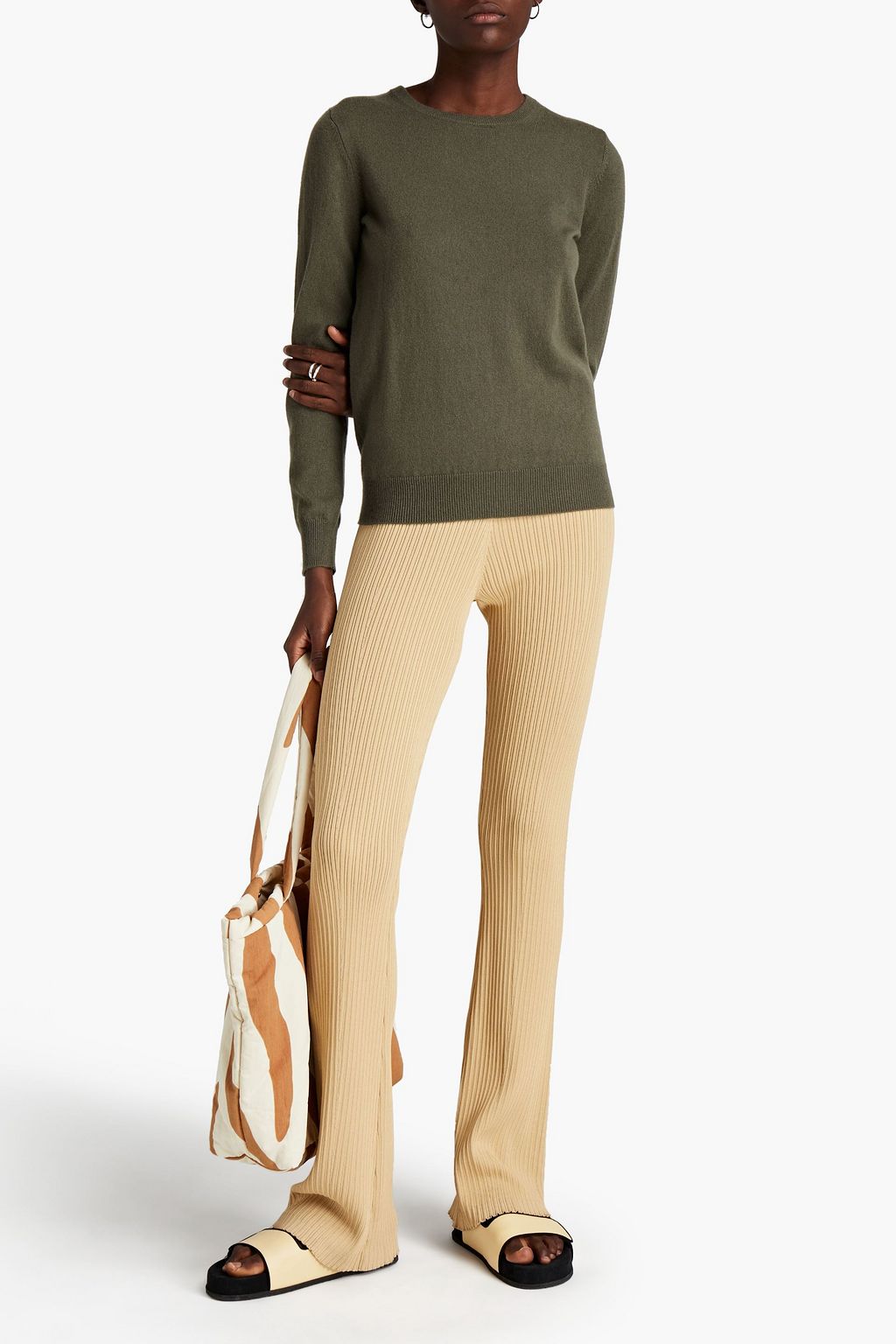 N.PEAL Mélange cashmere sweater
