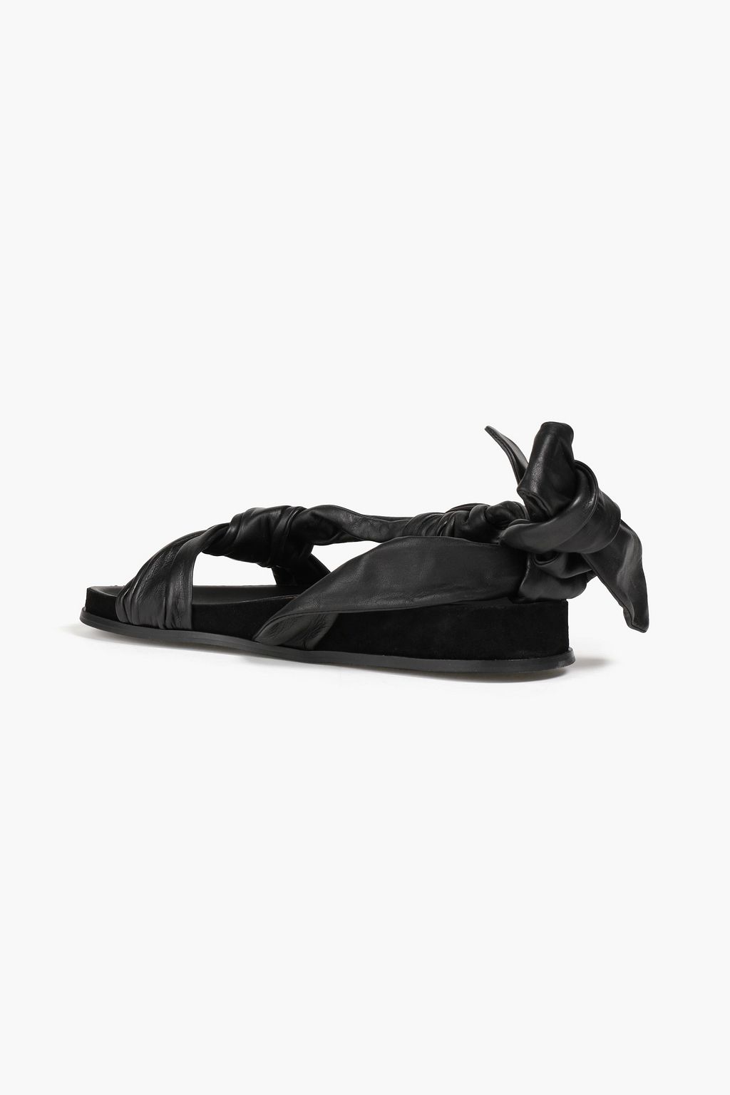 BA&SH Colette レザー サンダル ノット付き