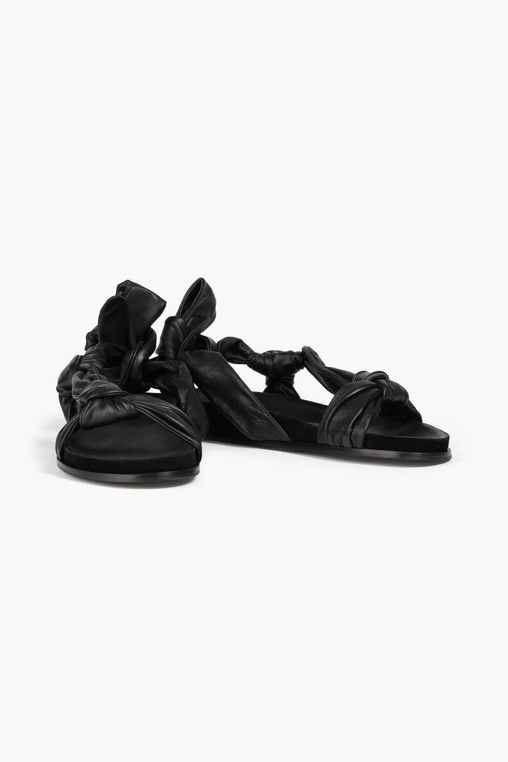 BA&SH Colette レザー サンダル ノット付き