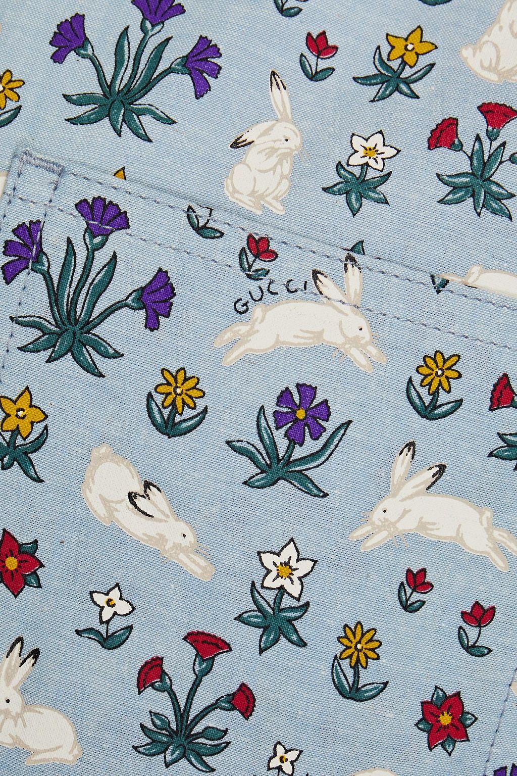 GUCCI Printed Oxford shirt
