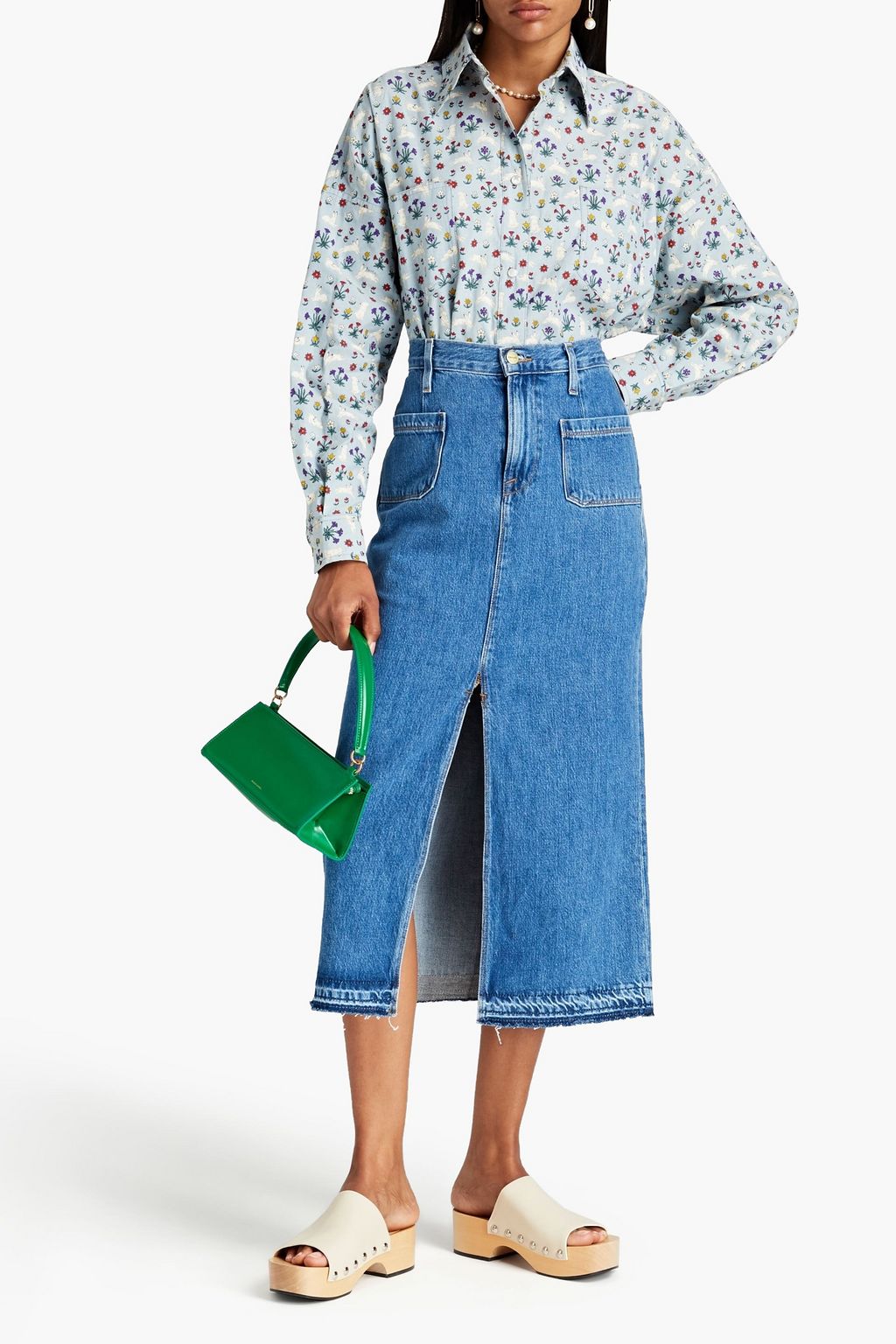 GUCCI Printed Oxford shirt