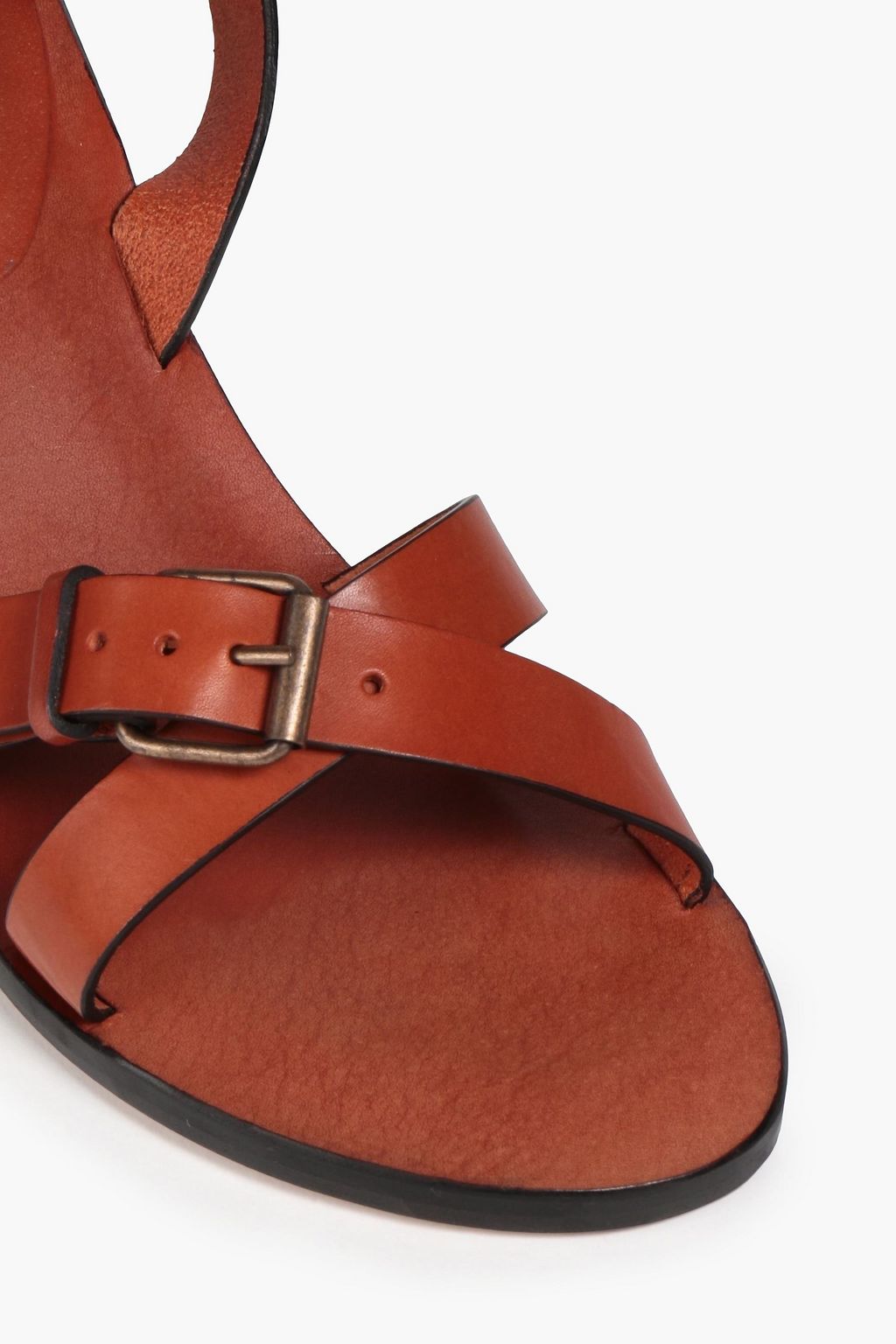 BA&SH Cathalya Sandalen aus Leder mit Schnalle
