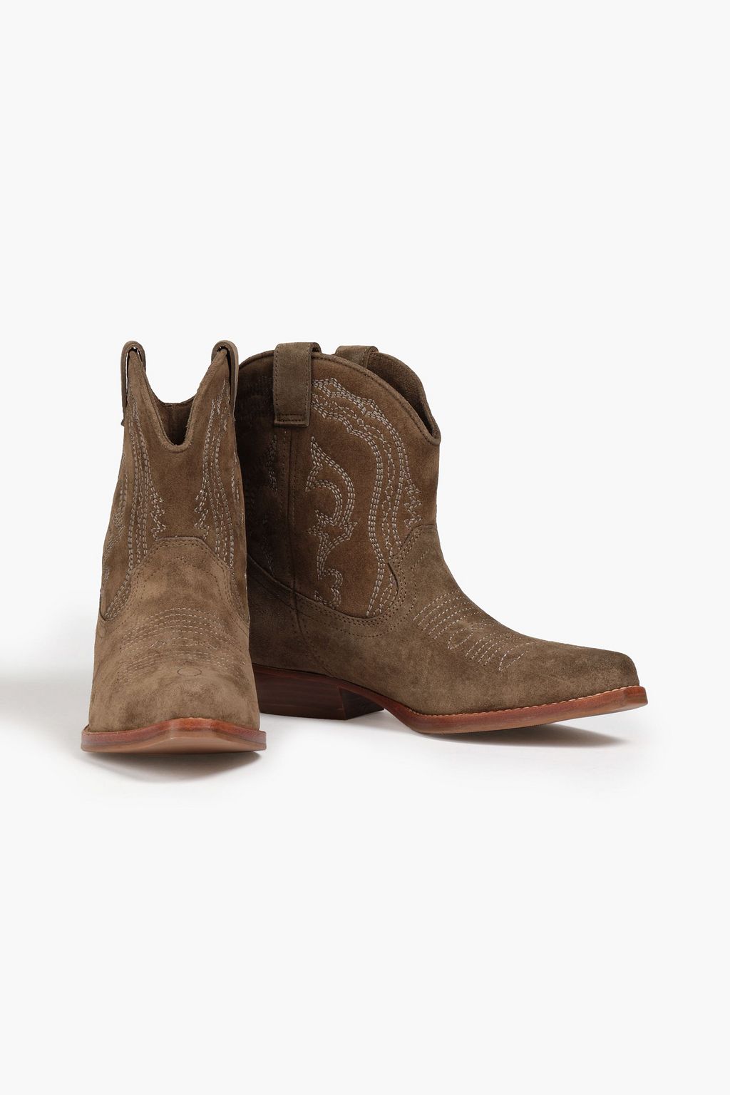 BA&SH Colt suede ankle boots