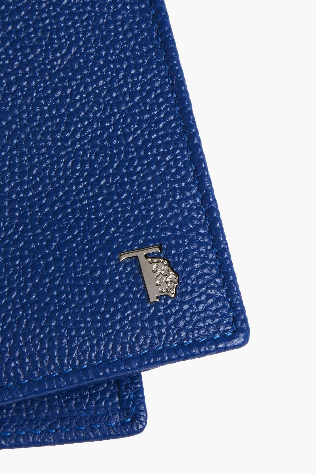 TOD'S Boarding Pass pebbled-leather wallet