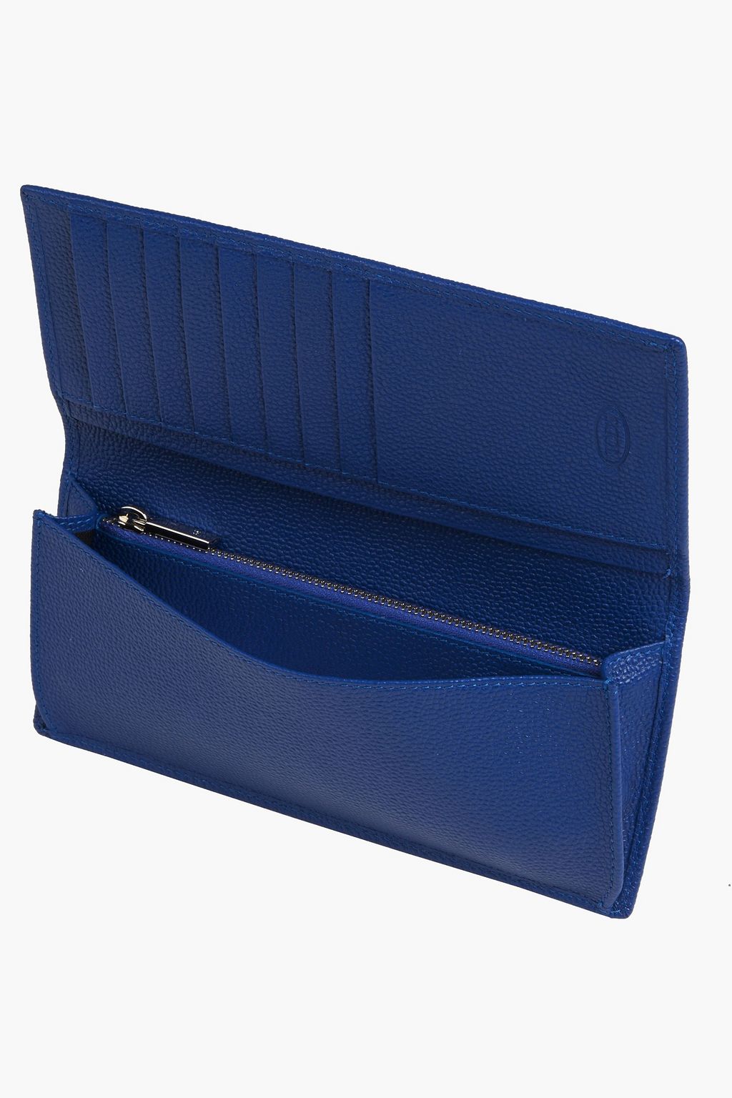 TOD'S Boarding Pass pebbled-leather wallet