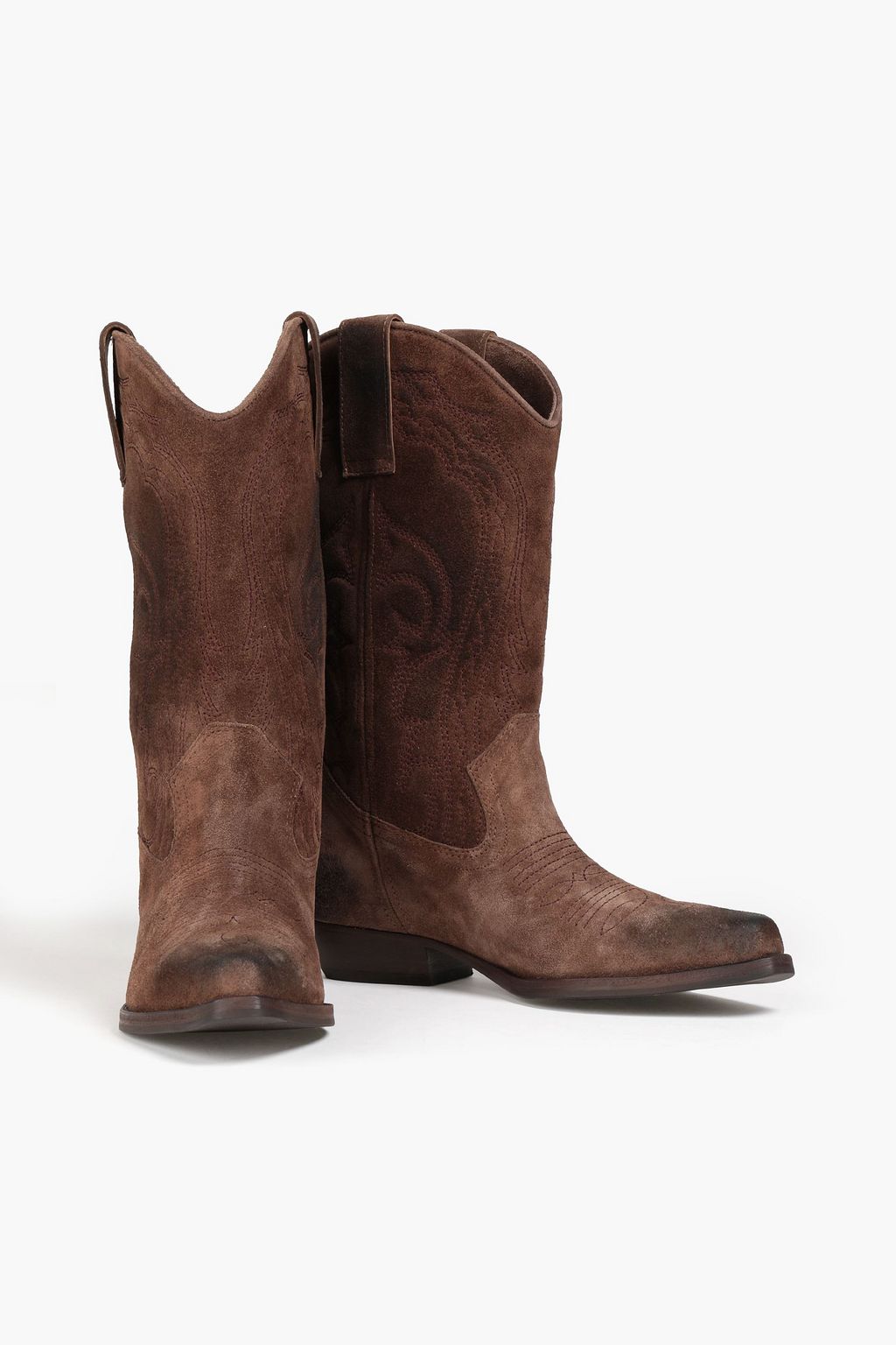 BA&SH Cruz Stiefel aus Veloursleder