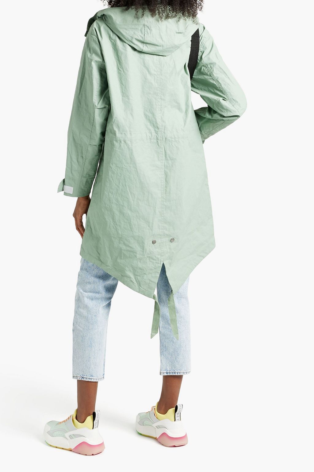 RAG & BONE Bolton coated linen hooded parka