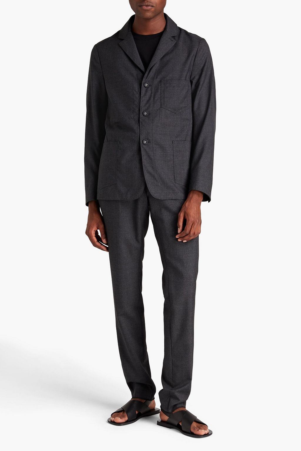 OFFICINE GÉNÉRALE Aris mélange wool suit jacket