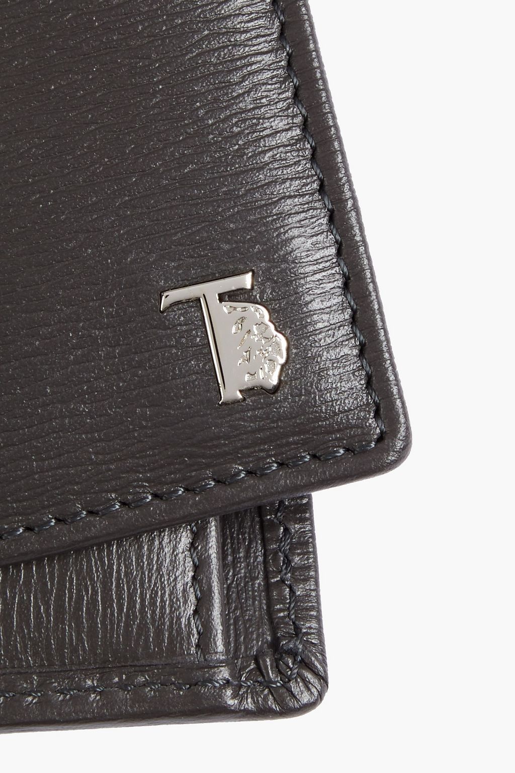 TOD'S Textured-leather wallet