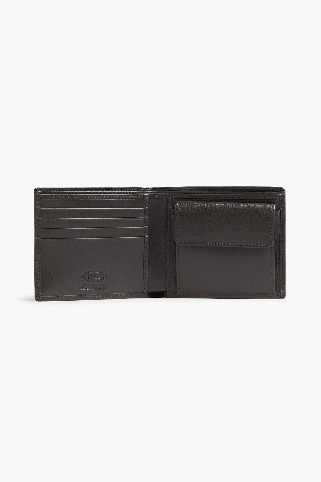 TOD'S Textured-leather wallet