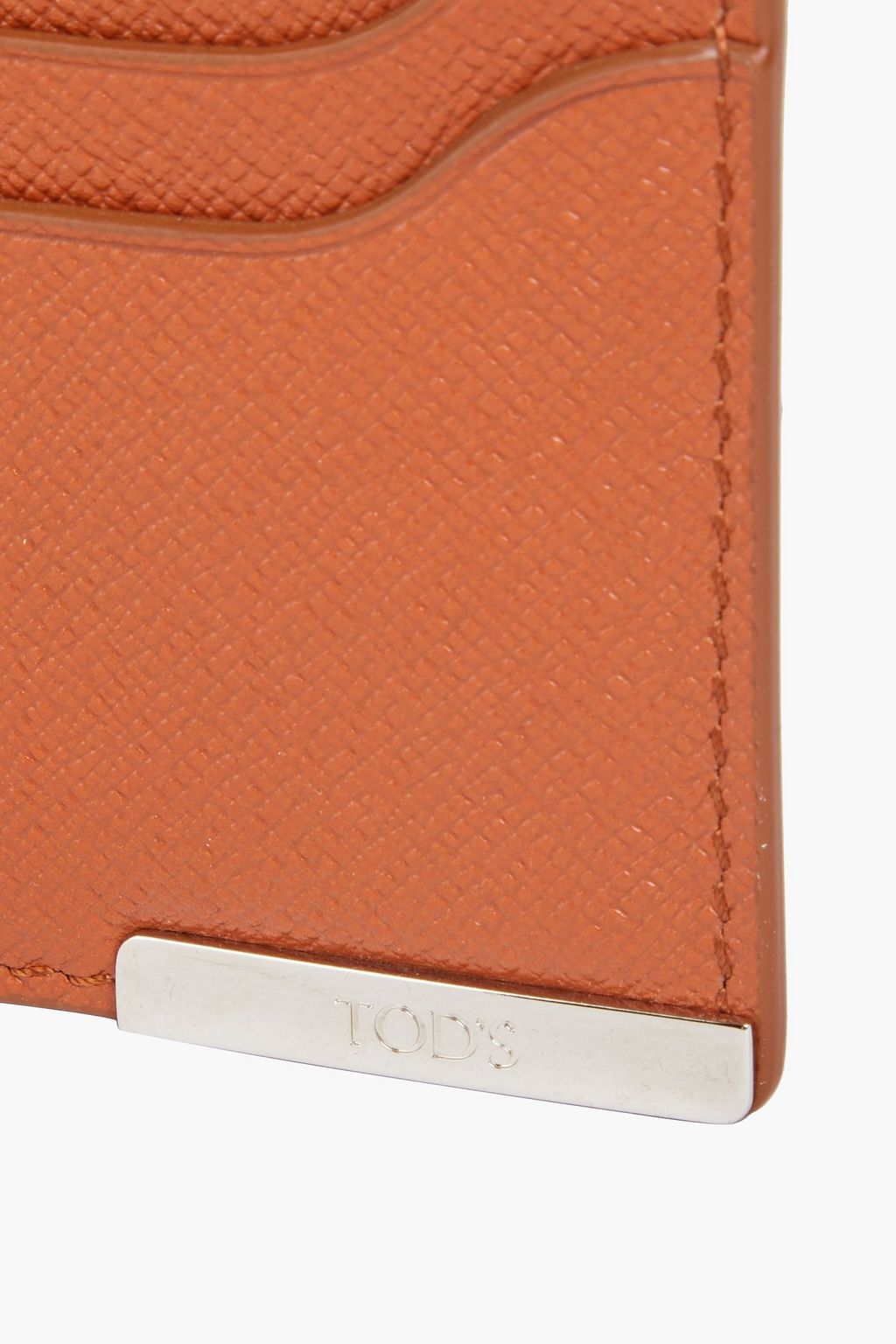 TOD'S Pebbled-leather cardholder