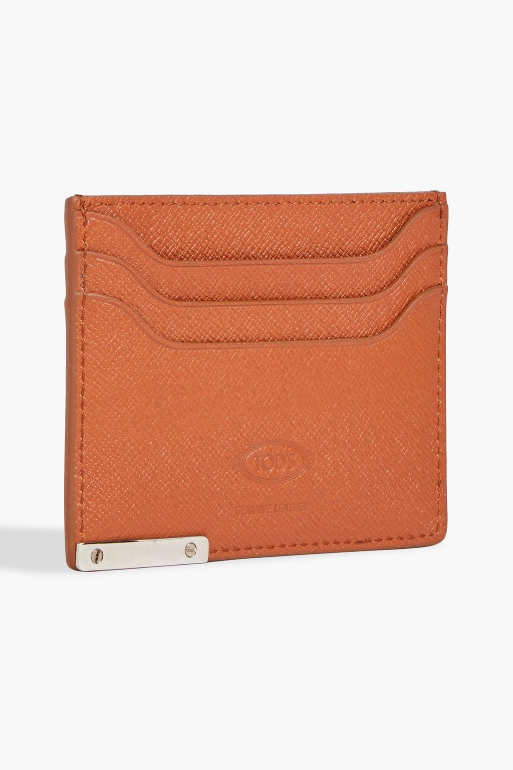 TOD'S Pebbled-leather cardholder