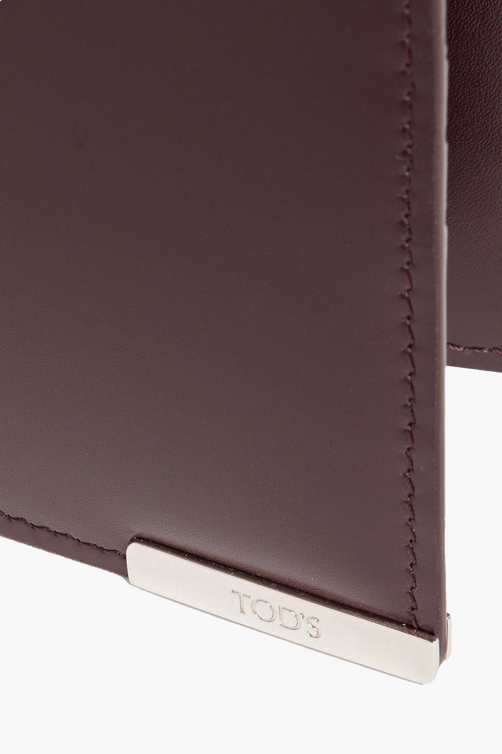 TOD'S Glossed-leather wallet