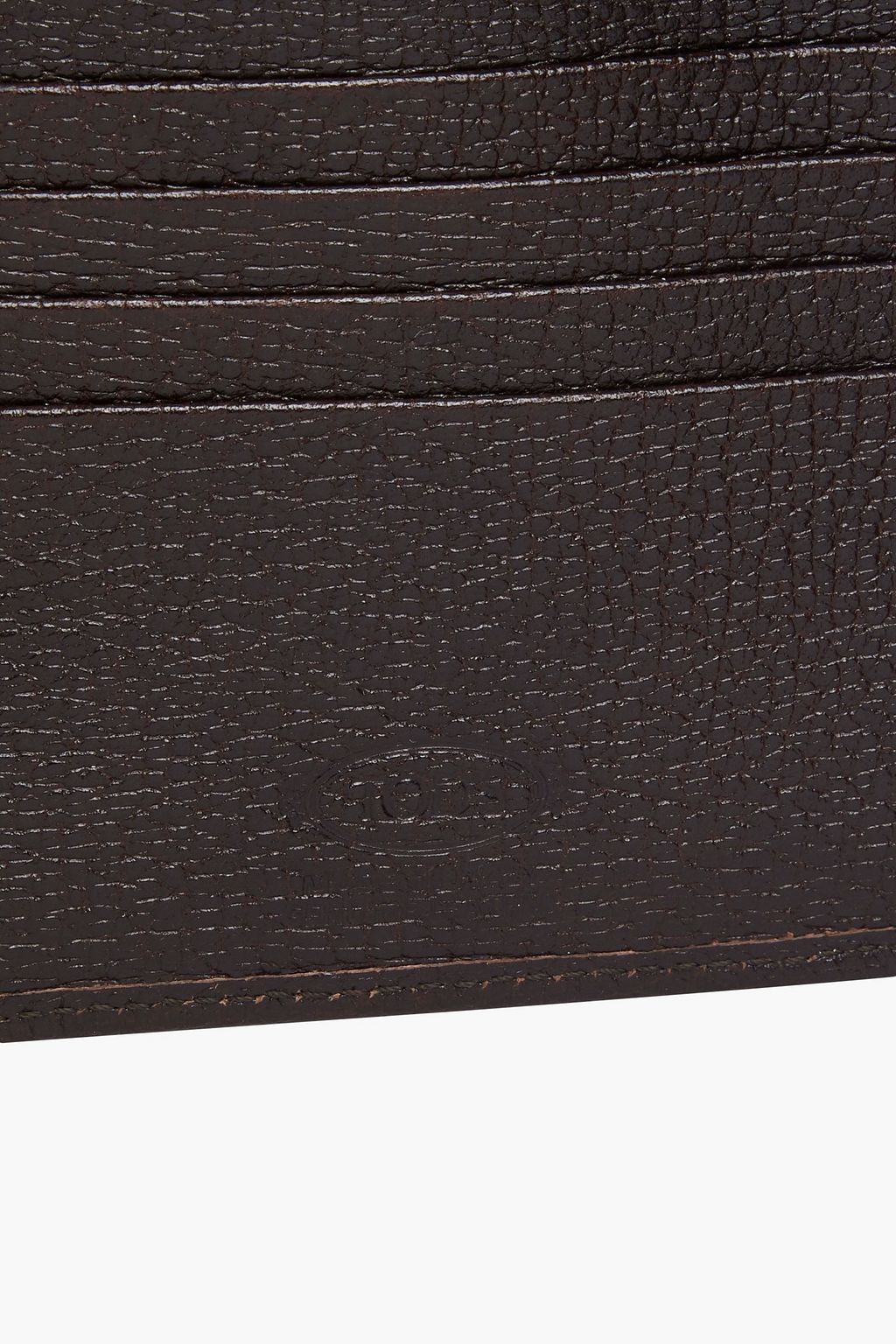 TOD'S Pebbled-leather wallet