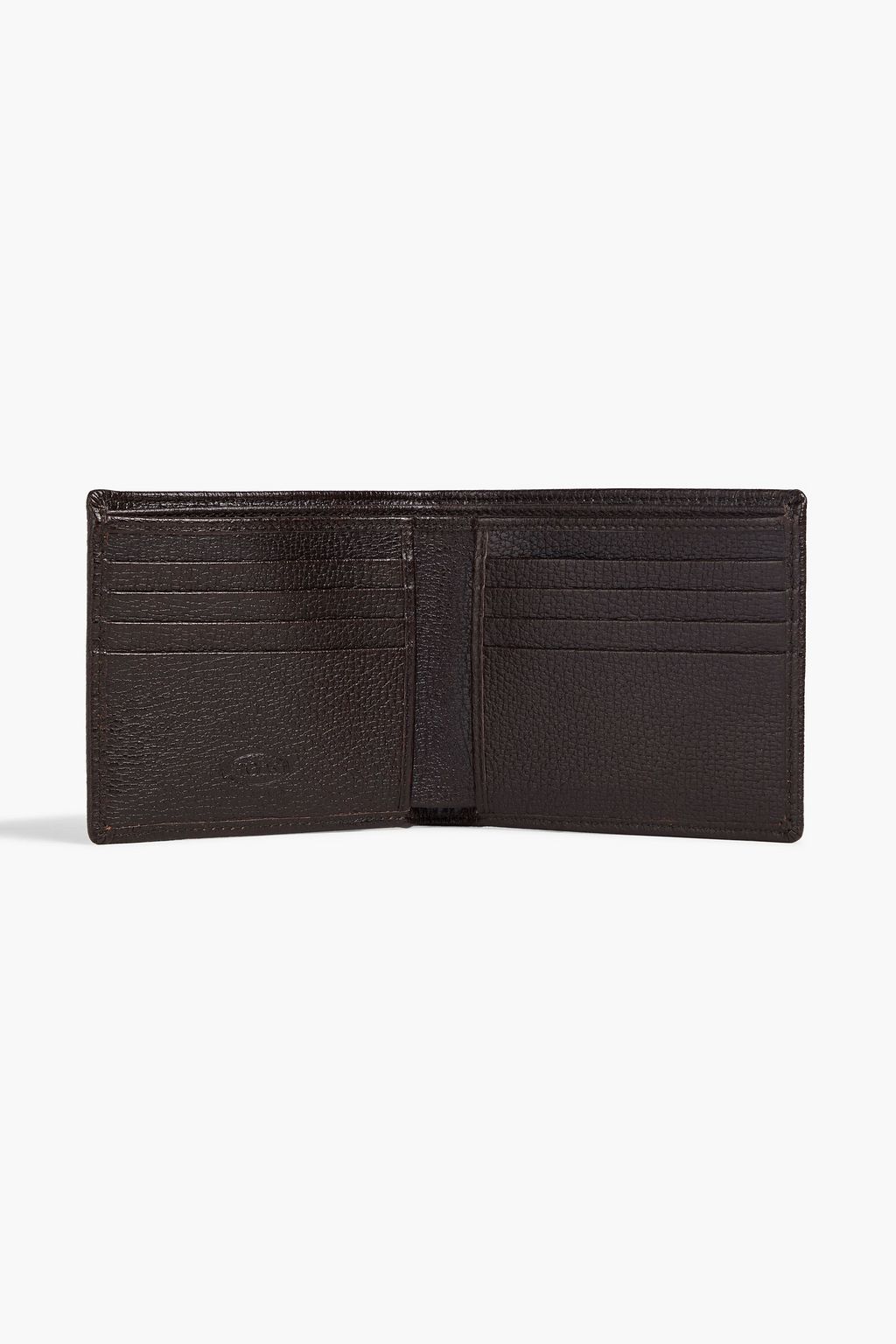 TOD'S Pebbled-leather wallet