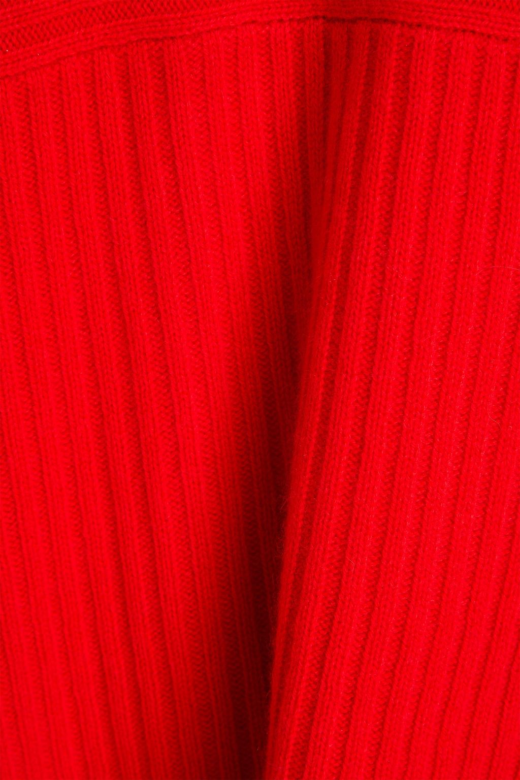 N.PEAL Ribbed cashmere turtleneck sweater