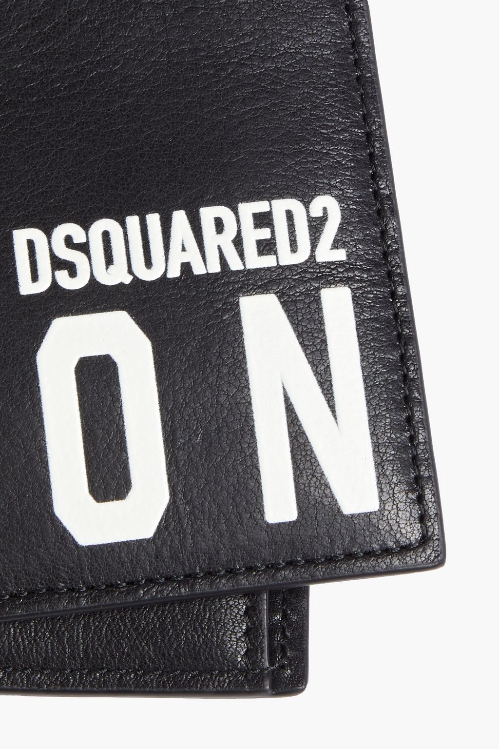 DSQUARED2 프린트 페블 가죽 지갑