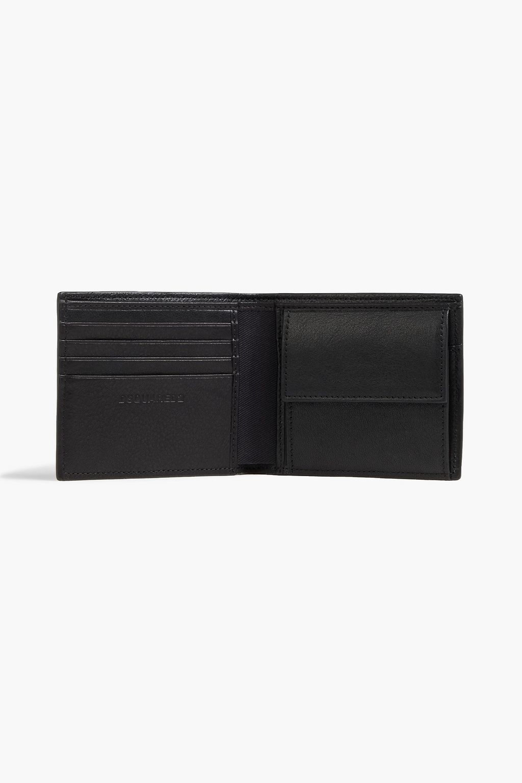 DSQUARED2 프린트 페블 가죽 지갑