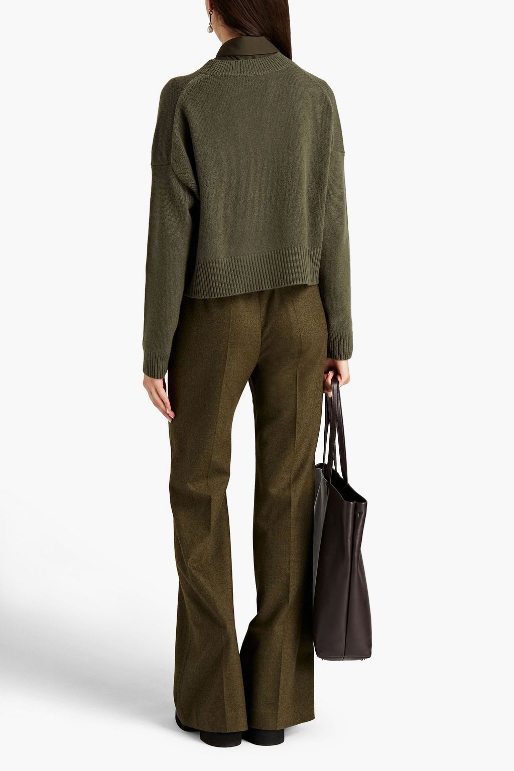 N.PEAL Cropped Kaschmirpullover