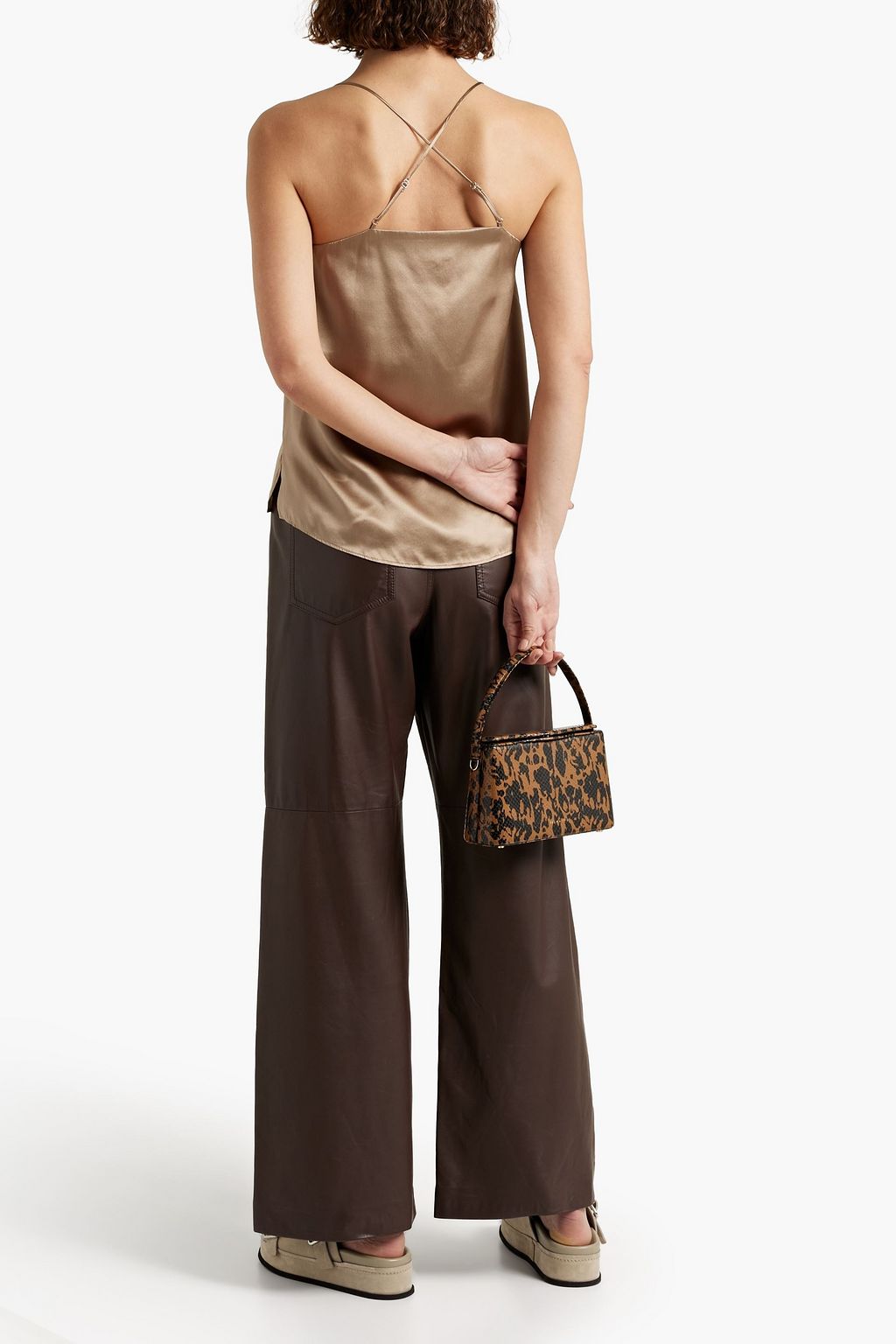 CAMI NYC Lacetrimmed silk camisole THE