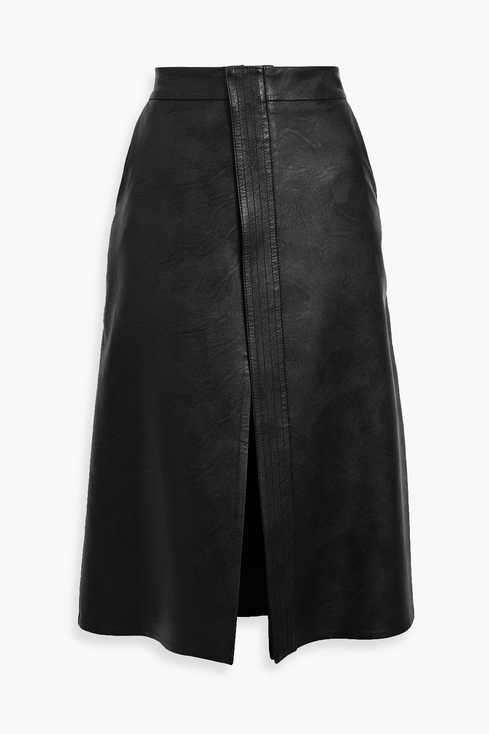 stella mccartney - lauren midi skirt - black - it 42