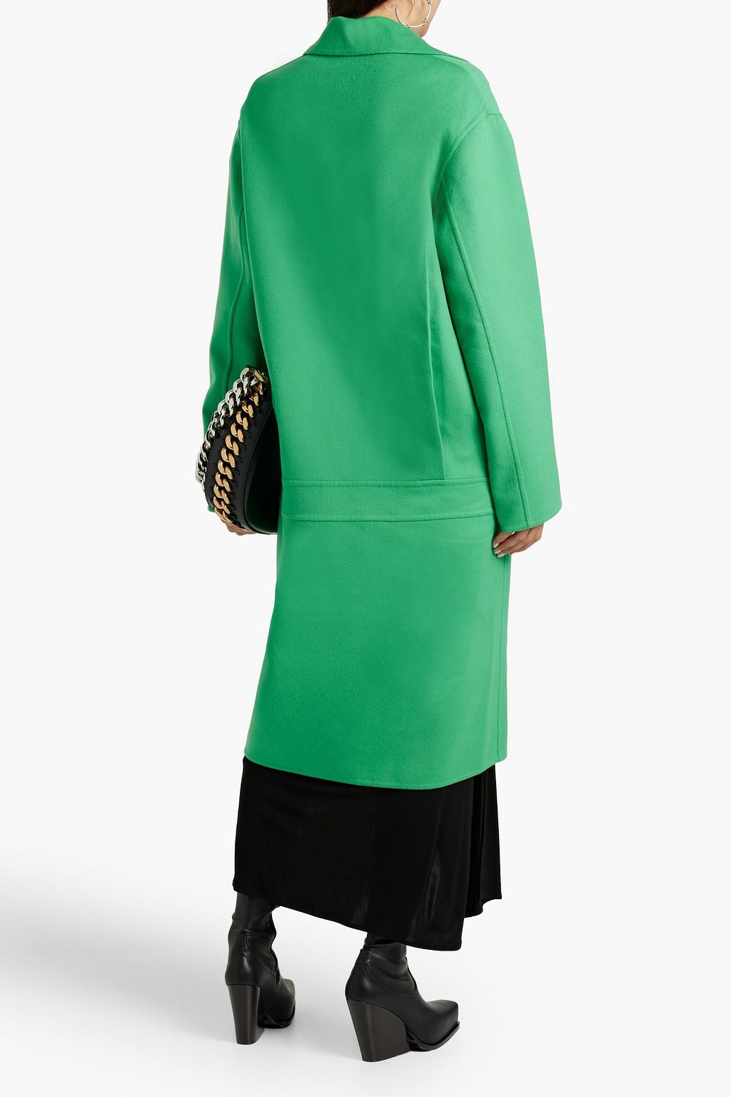 STELLA MCCARTNEY معطف من صوف اللبّاد وبصفين من الأزرار