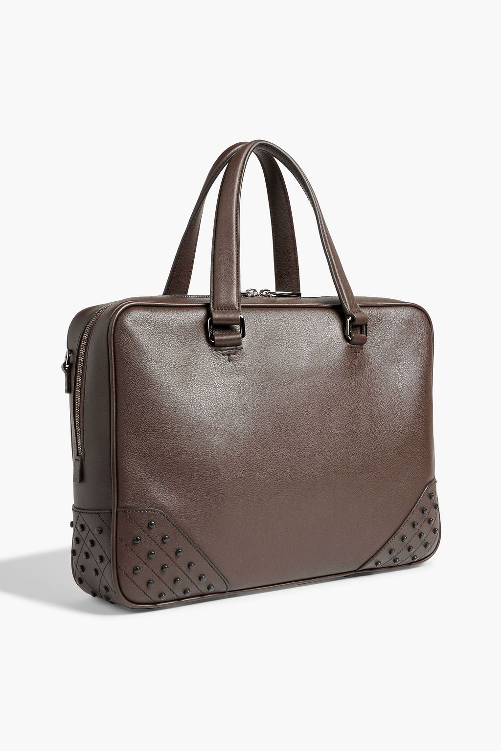 TOD'S Pebbled-leather briefcase