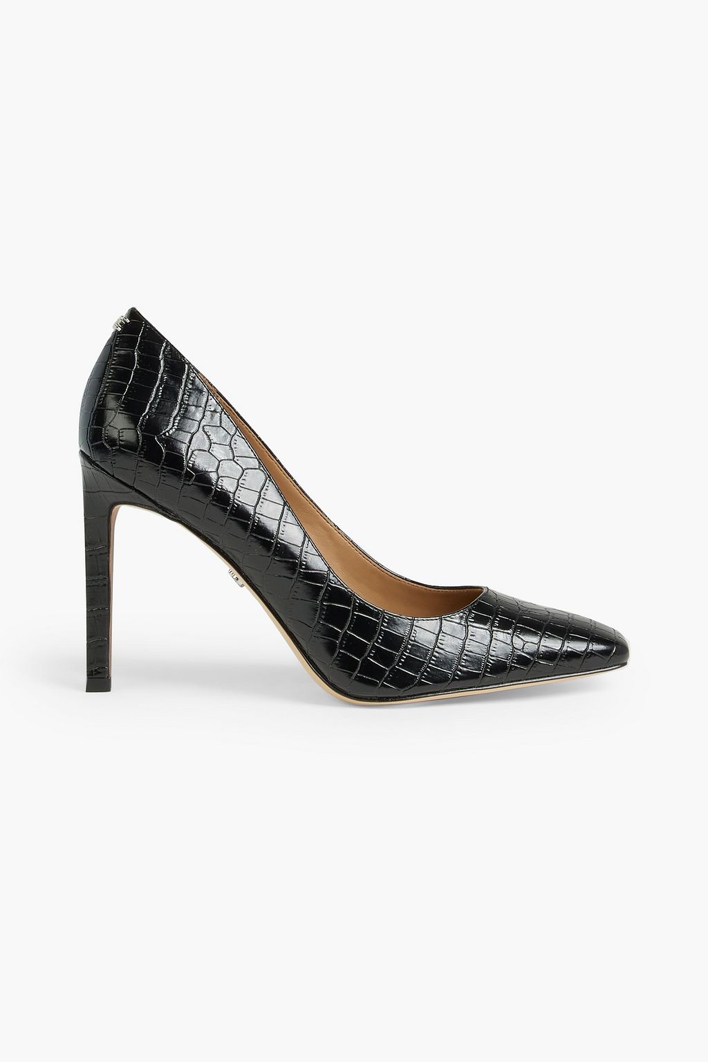 Beth faux croc-effect leather pumps 