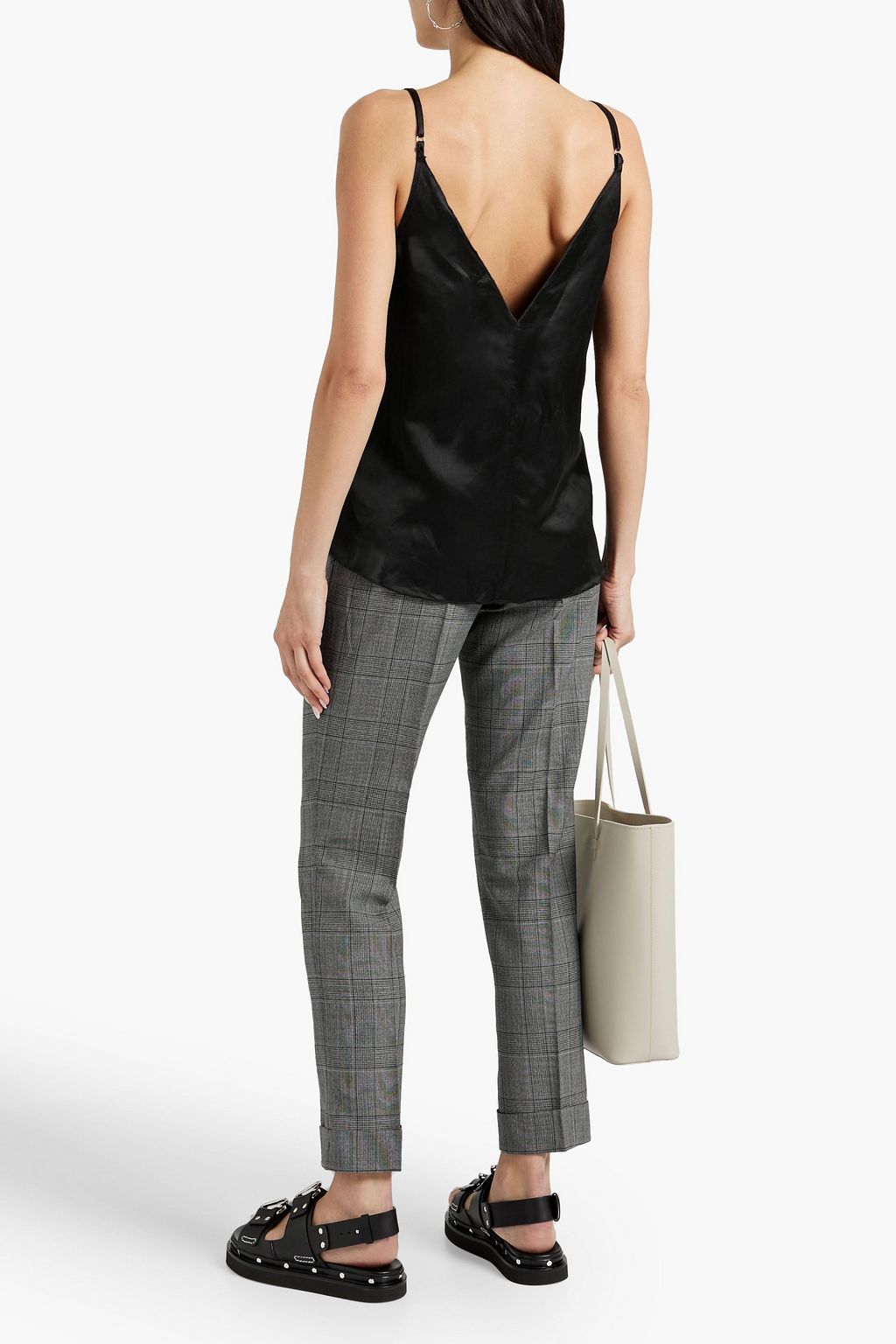 OFFICINE GÉNÉRALE Florentina linen-blend satin camisole