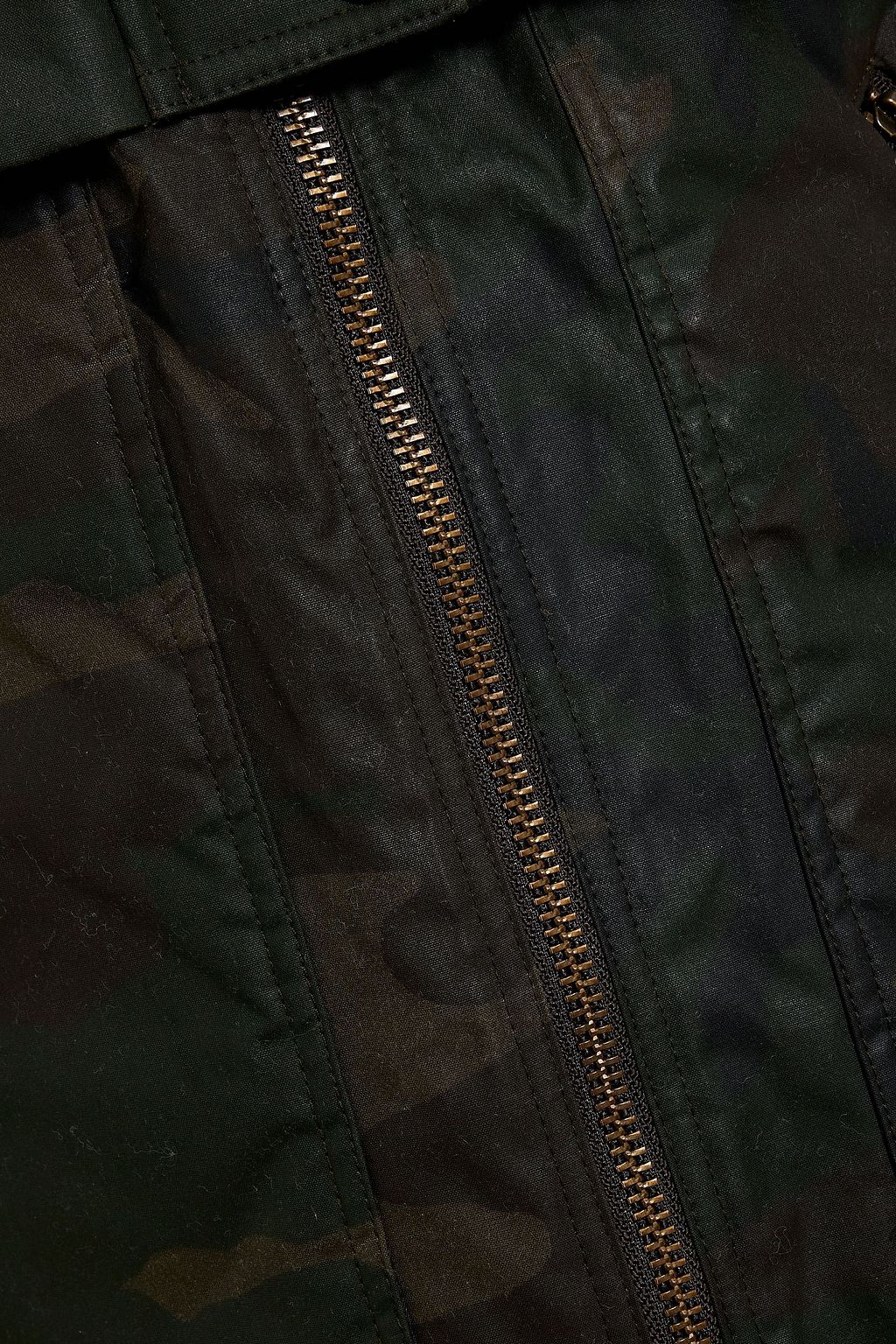 VERONICA BEARD Jemari camouflage-print cotton-canvas parka