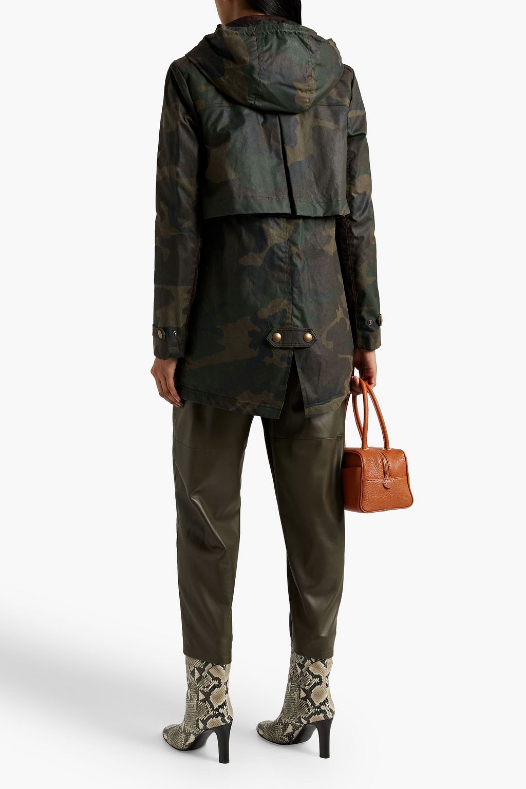 VERONICA BEARD Jemari camouflage-print cotton-canvas parka