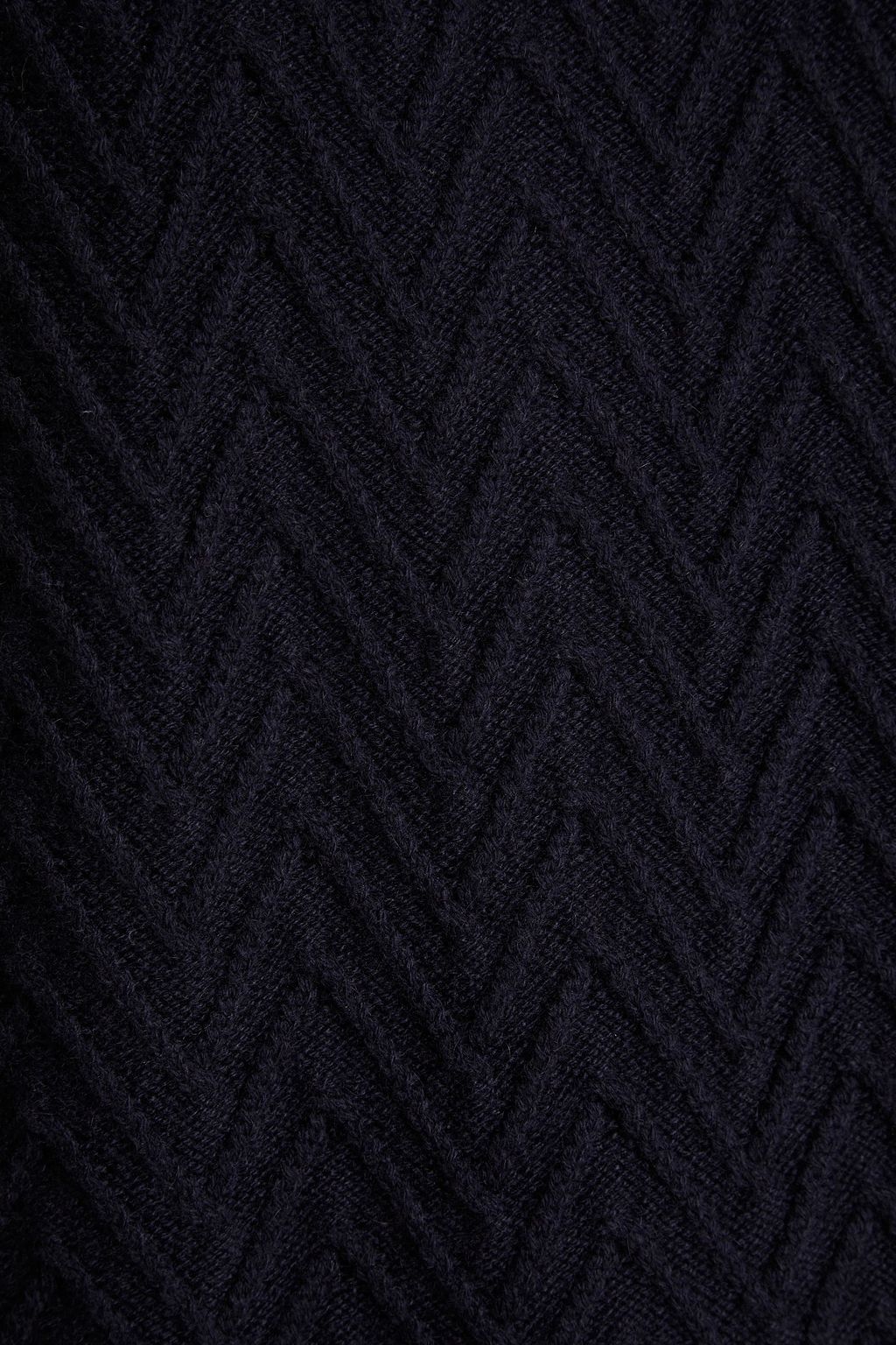 N.PEAL Embroidered cashmere turtleneck sweater