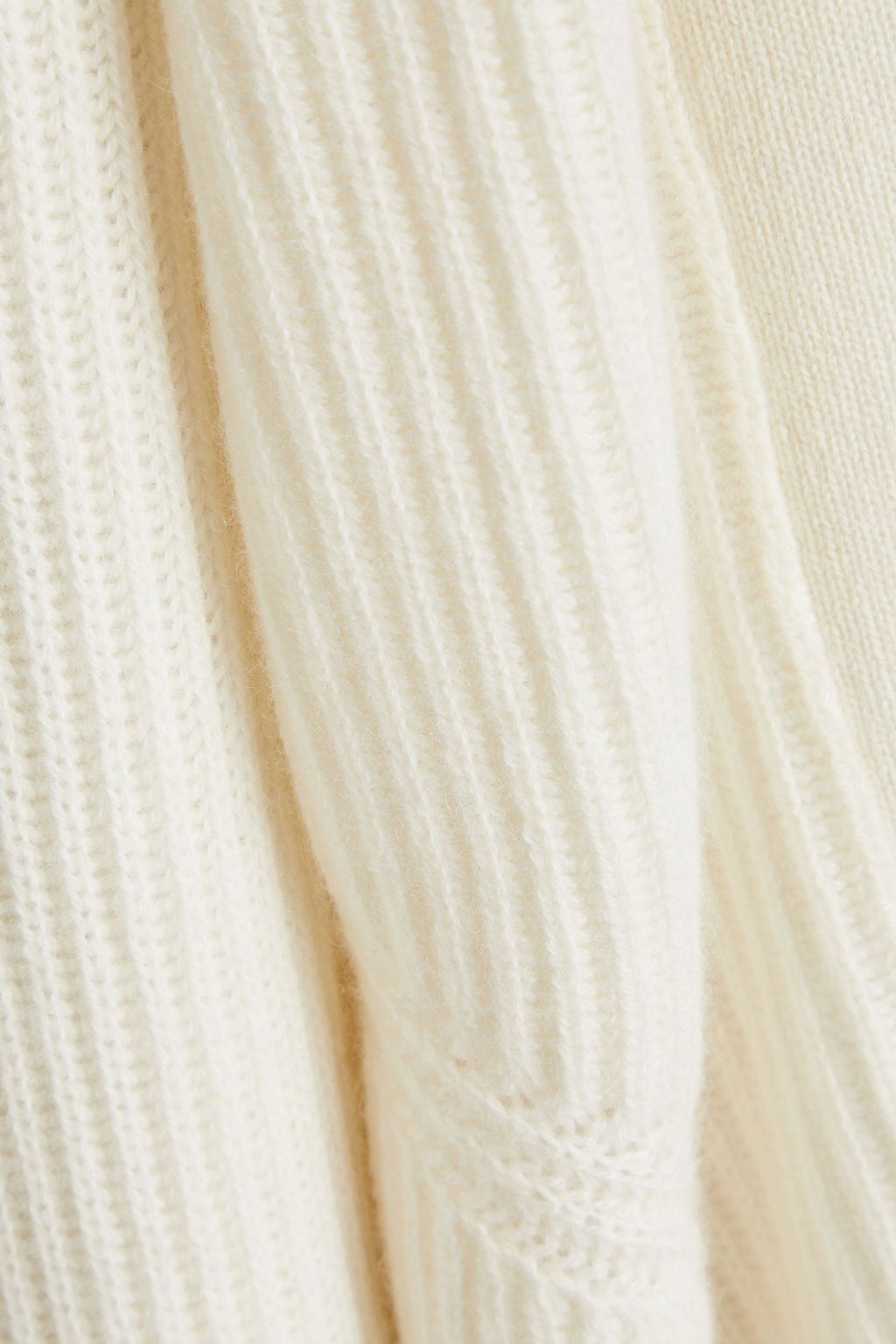 N.PEAL Ribbed cashmere cardigan