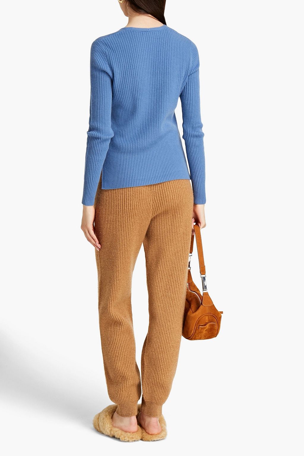 N.PEAL Ribbed cashmere sweater
