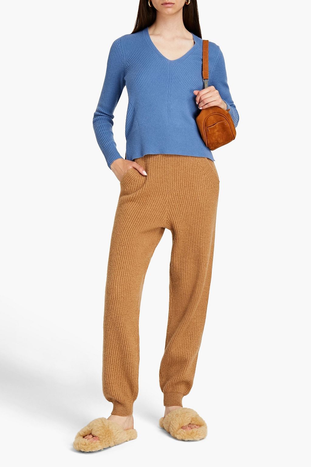 N.PEAL Ribbed cashmere sweater