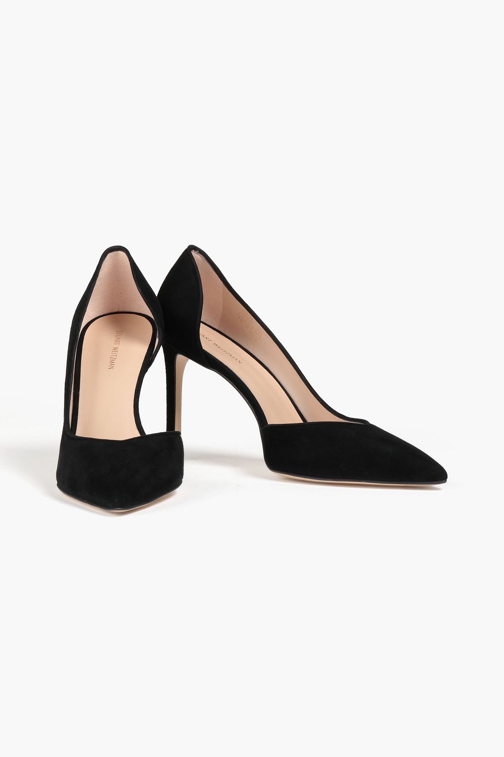 STUART WEITZMAN Avenue suede pumps