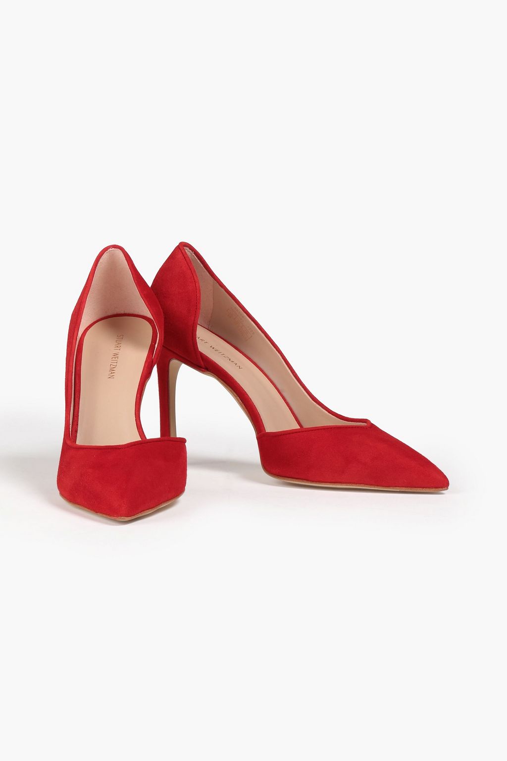 STUART WEITZMAN Avenue suede pumps