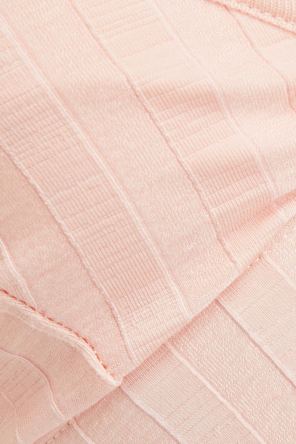 SIMKHAI Ribbed stretch-Tencel jersey bra top